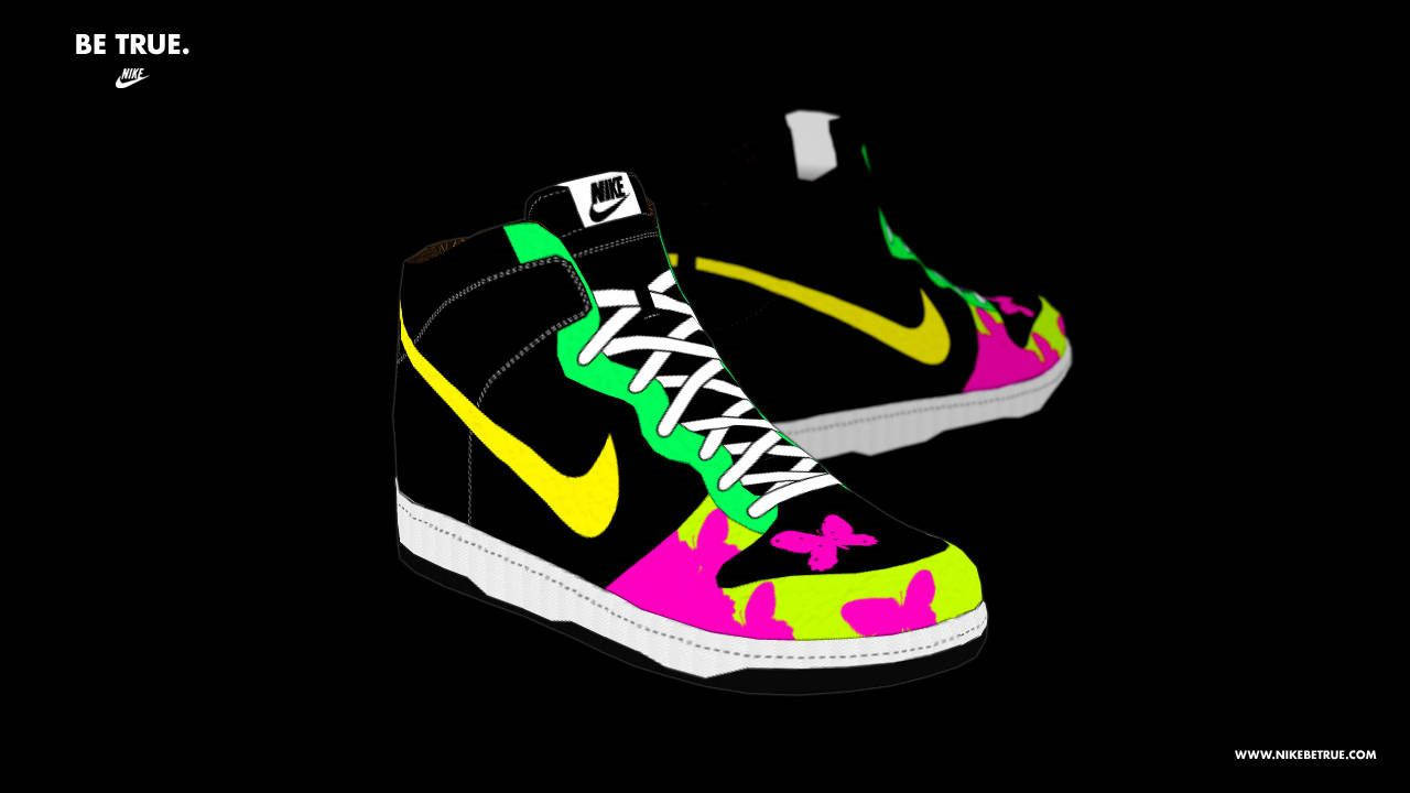 Kult Nike-sko kunstverk Bakgrunner
