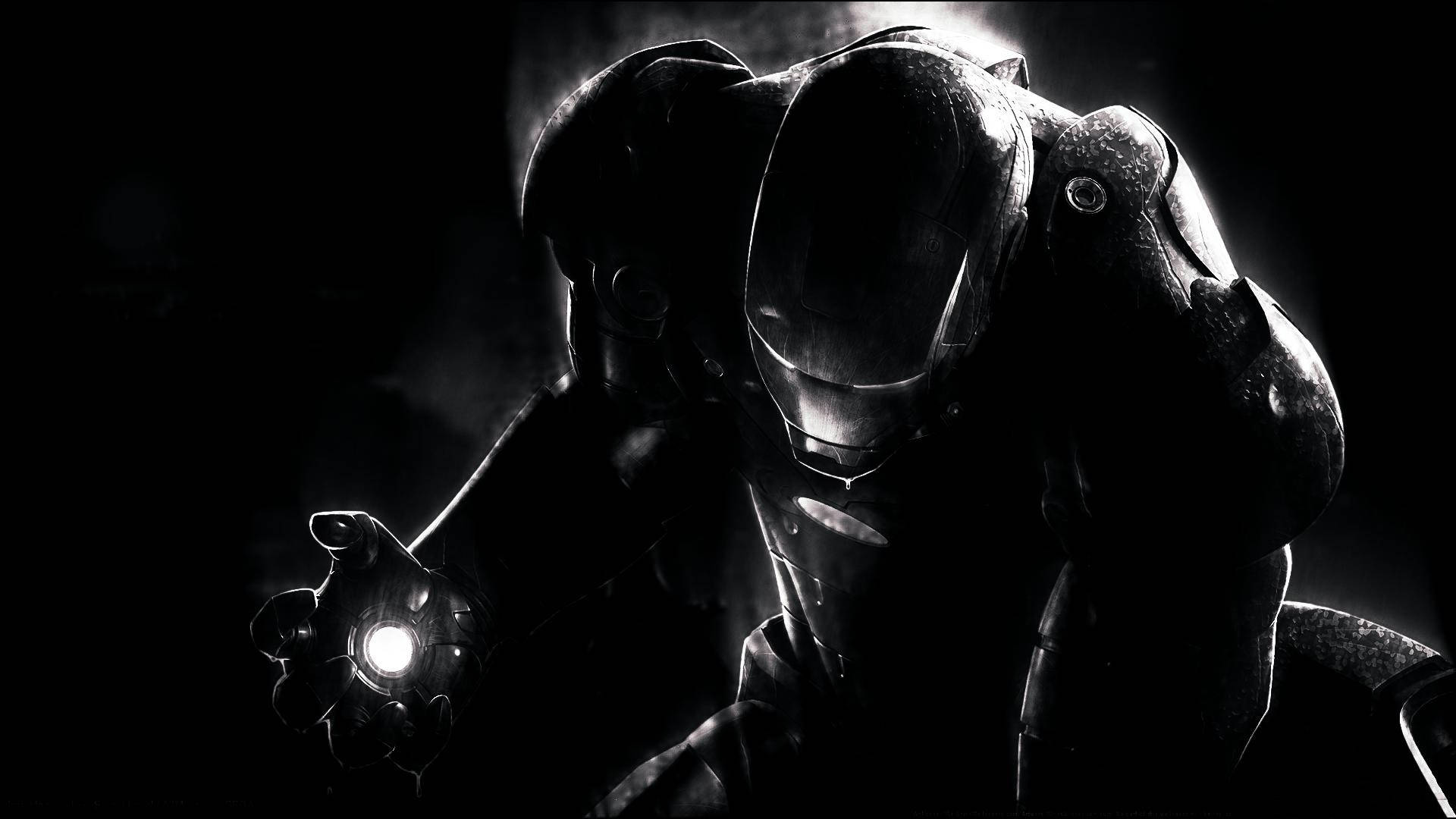 Kult svart Iron Man Bakgrunner
