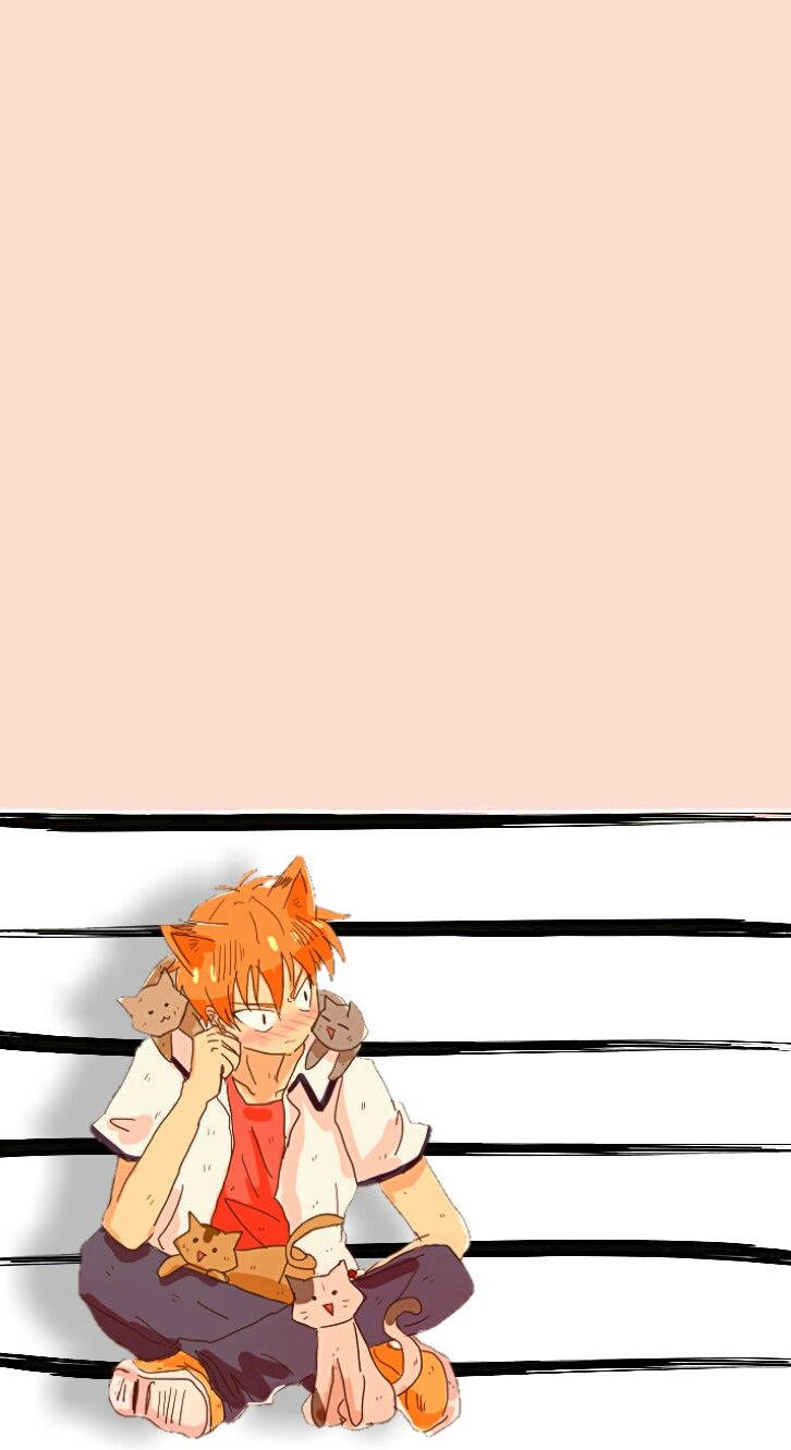 Kyo med katter Fruits Basket 2019 Bakgrunner