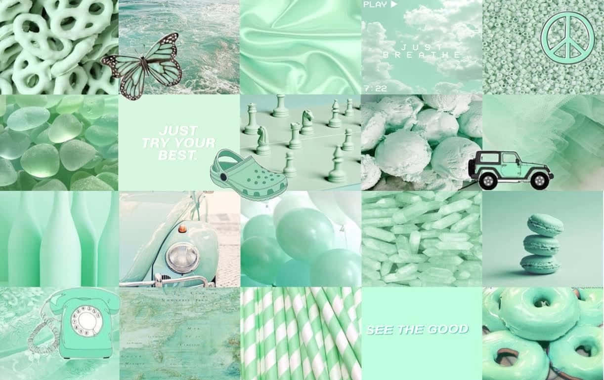 La de fredelige vibbene fra Aesthetic Green bringe deg til forfriskende ro Bakgrunner
