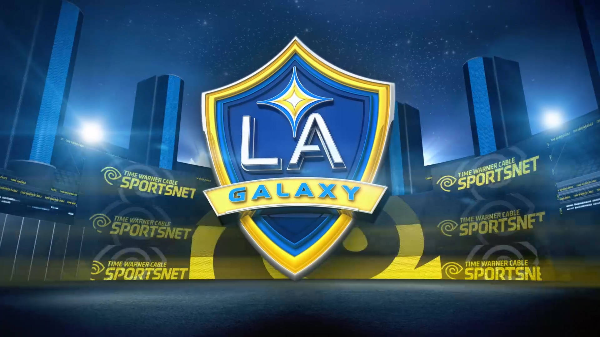 LA Galaxy Digital Kunst 3D Bakgrunner