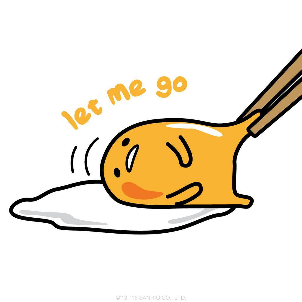 La Meg Gå Gudetama Estetisk Bakgrunner
