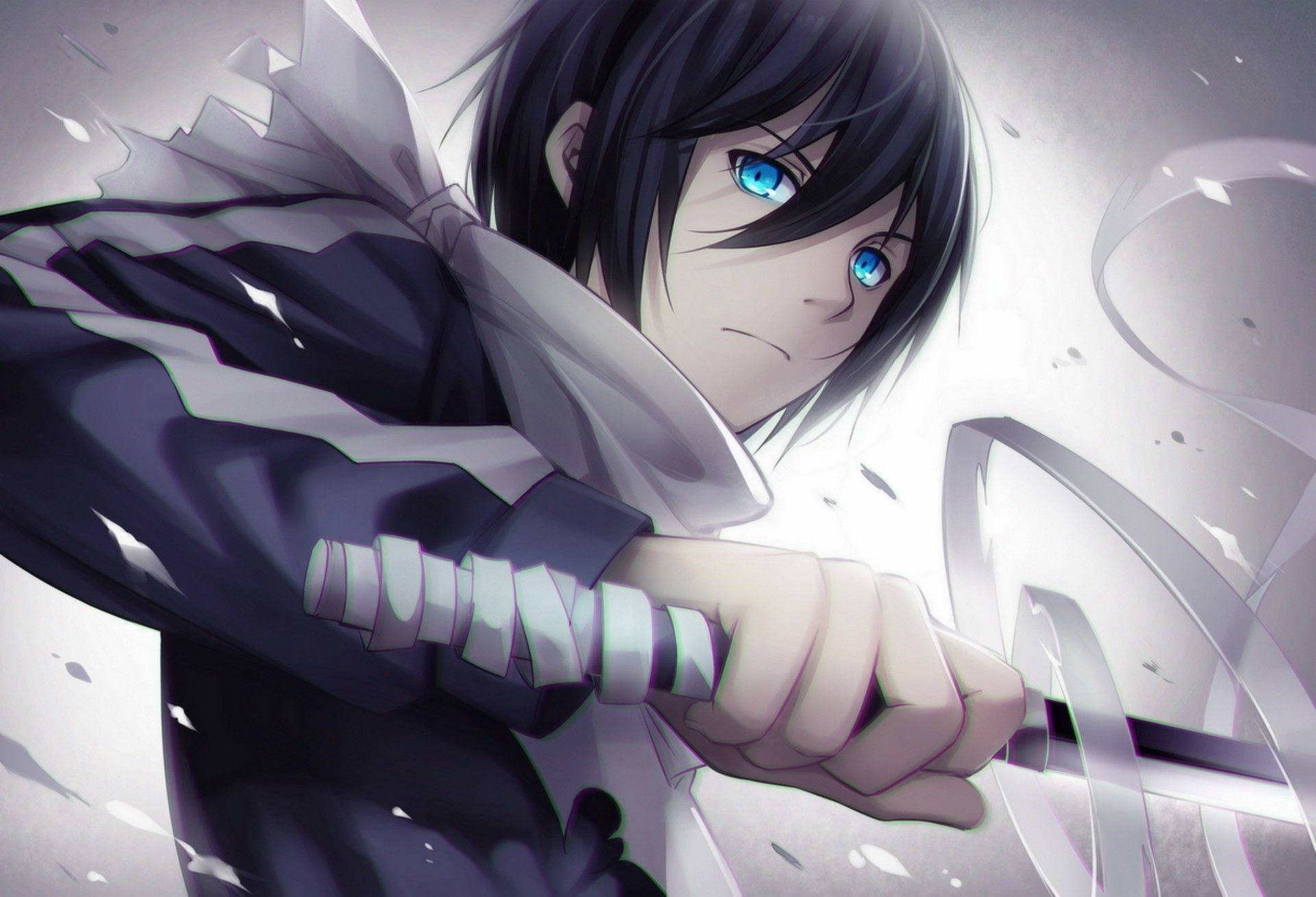 Anime-gutt Yato i Noragami bakgrunnsbilde