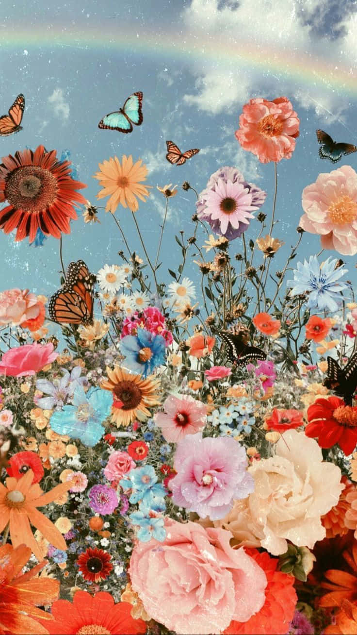 La tradisjonell, livlig blomsterskjønnhet bringe glede til rommet ditt. Bakgrunner