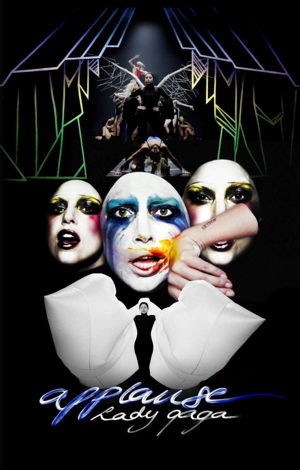 Lady Gaga Applause-plakat Bakgrunner