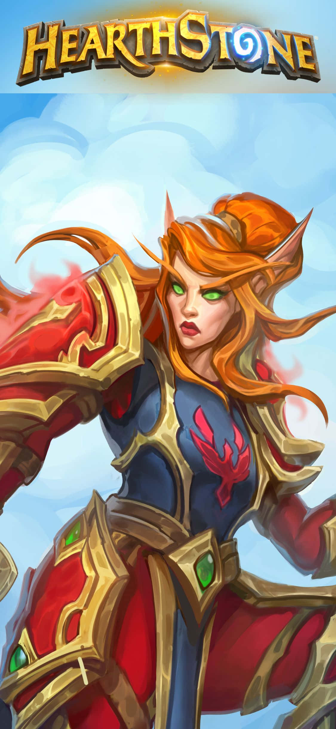 Lady Liadrin Skinn iPhone XS Hearthstone Bakgrunn Bakgrunner