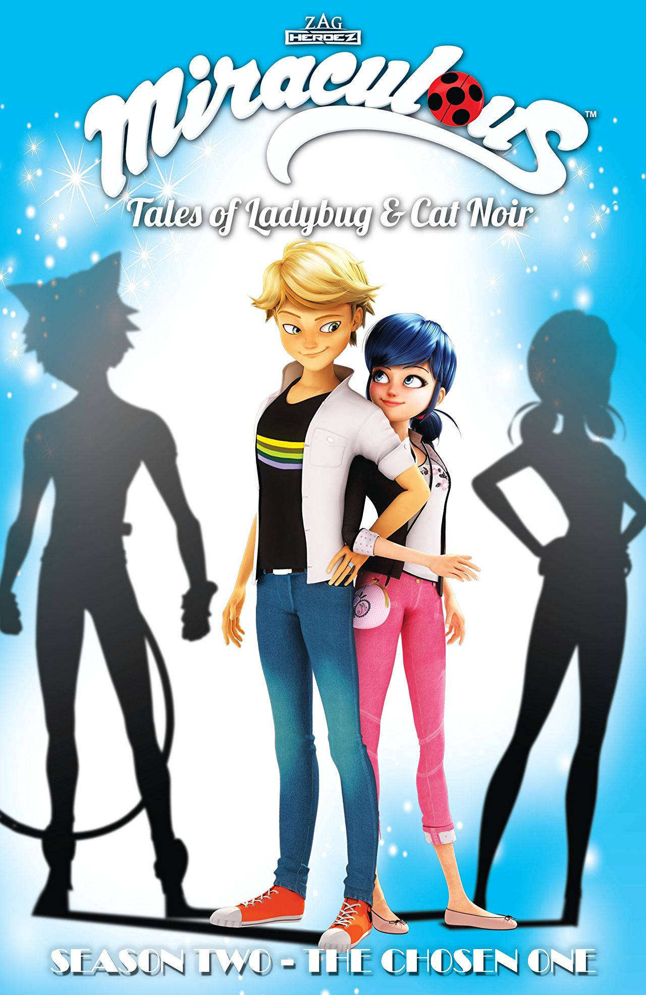 Ladybug og Cat Noir kysser den utvalgte Bakgrunner