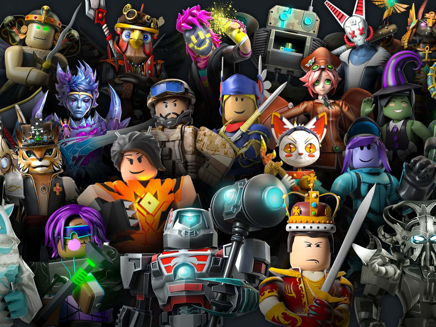 Lag dine egne eventyr med kule Roblox Bakgrunner