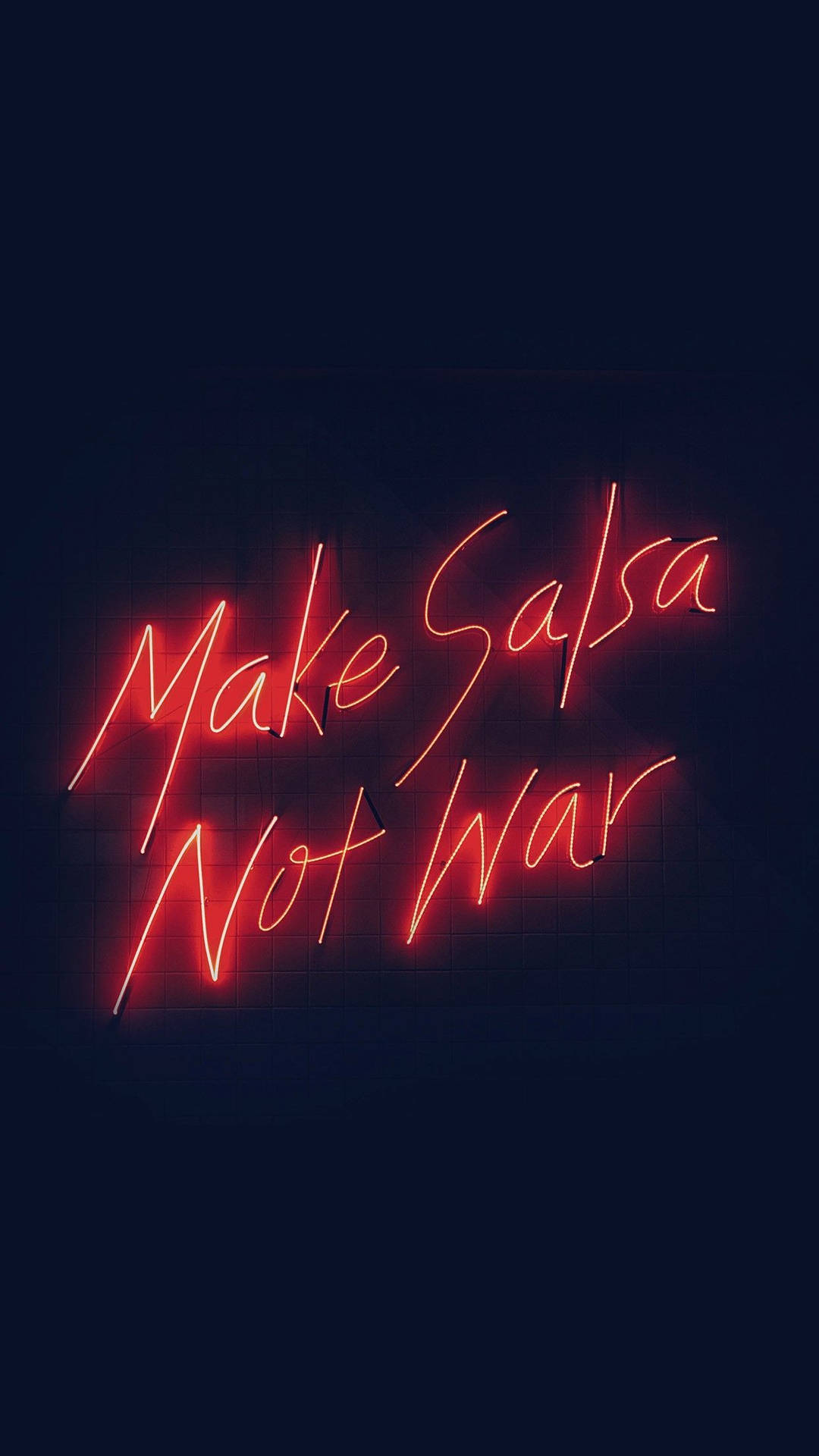 "Lag salsa, ikke krig" Bakgrunner