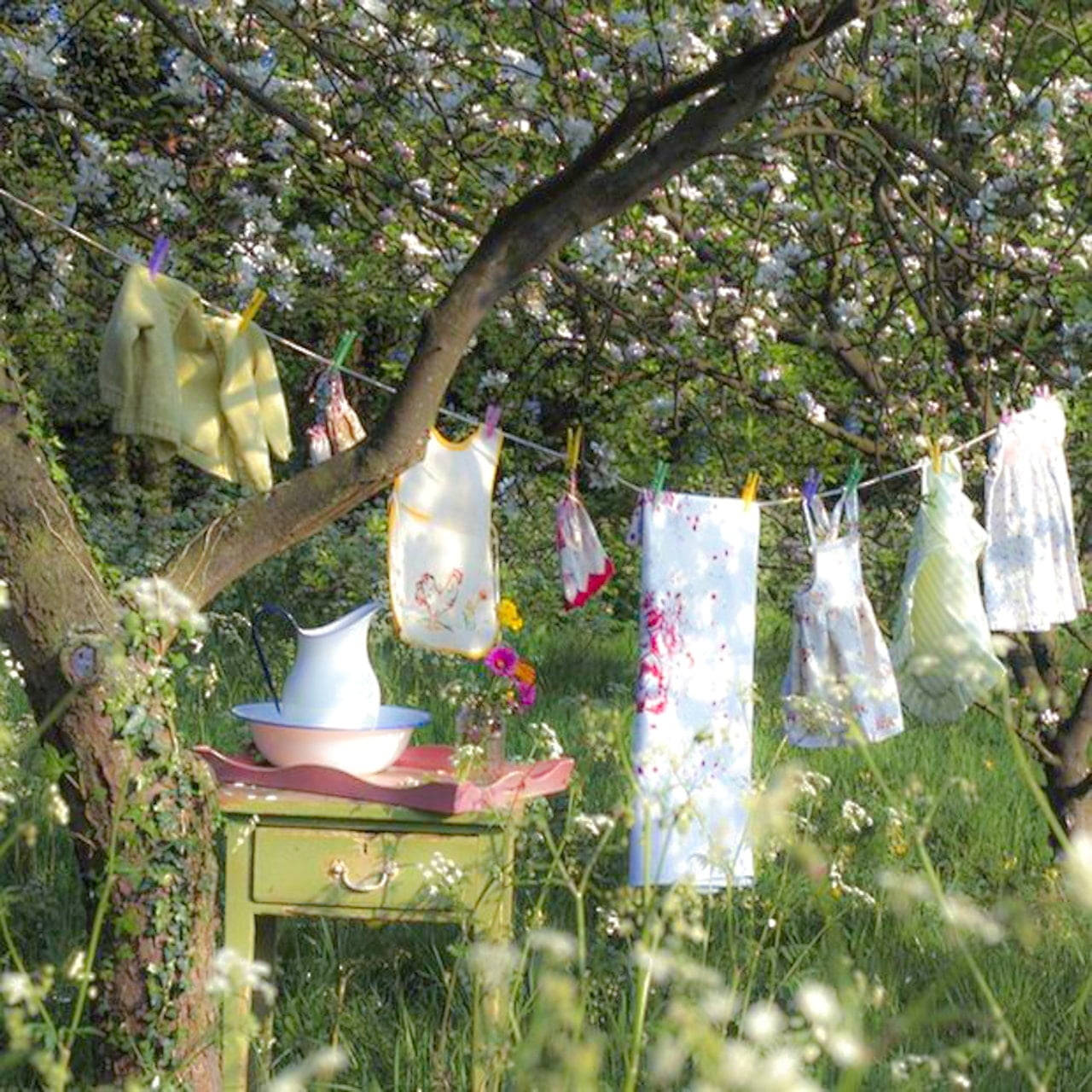 Landlig klessnor Cottagecore skrivebord Bakgrunner