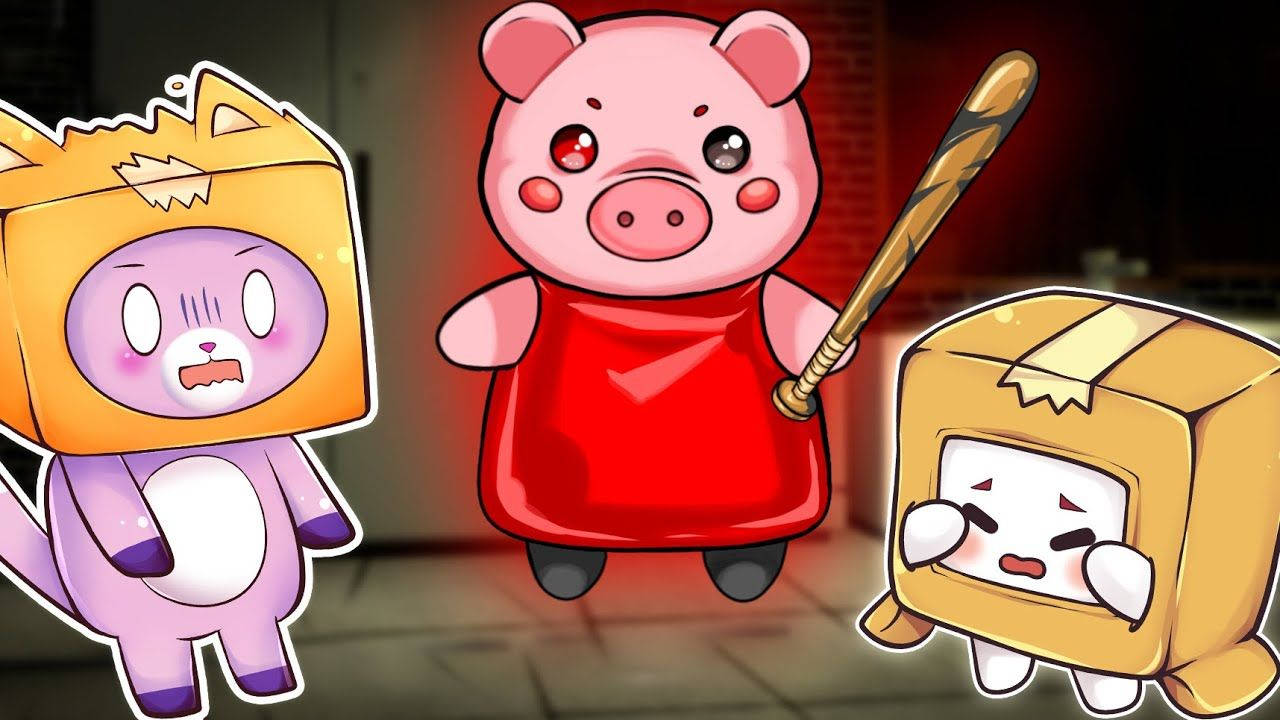 LankyBox Foxy Roblox Piggy og Boxy Bakgrunner