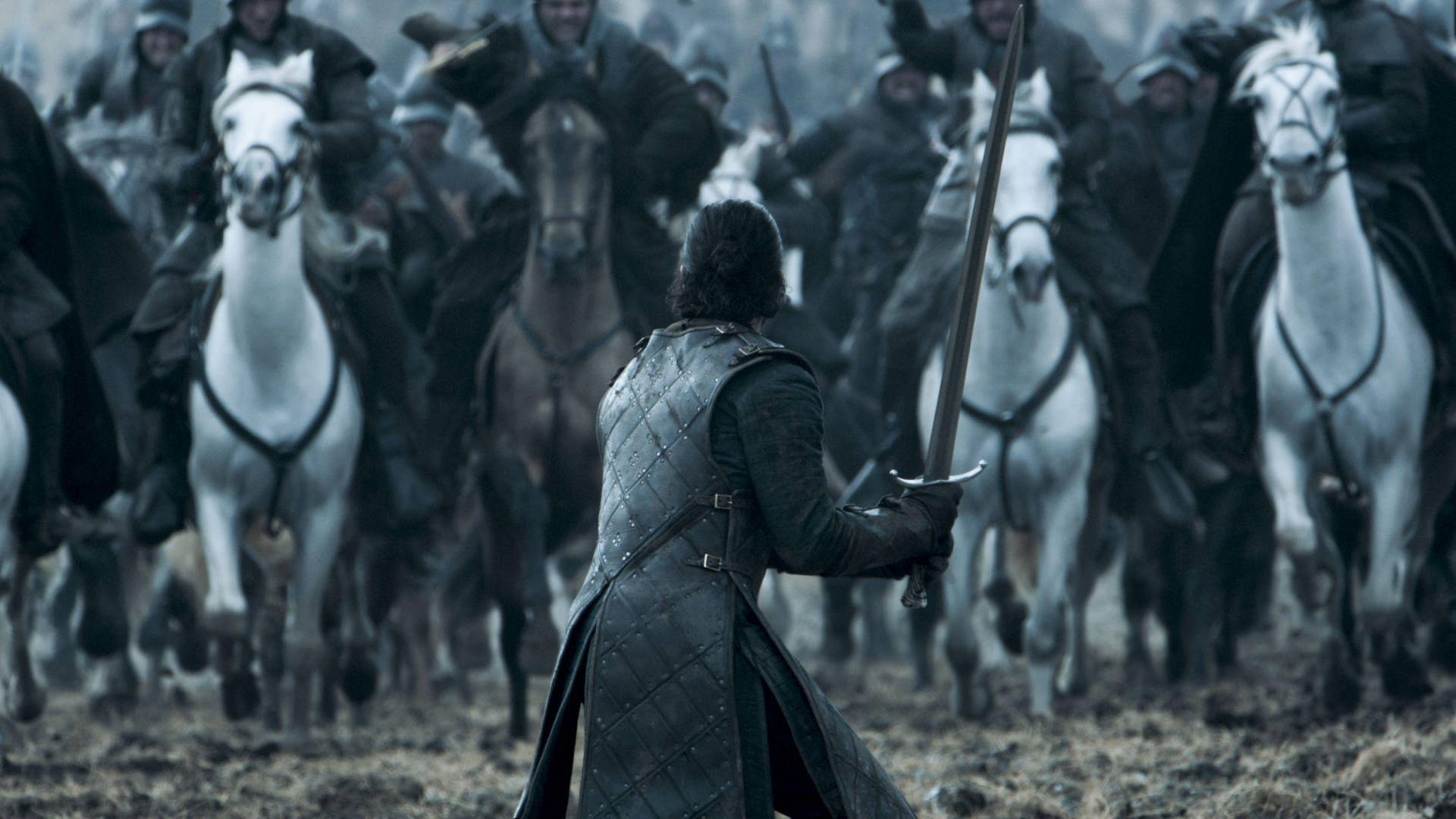 Jon Snow kjemper mot Lannisterne Game Of Thrones