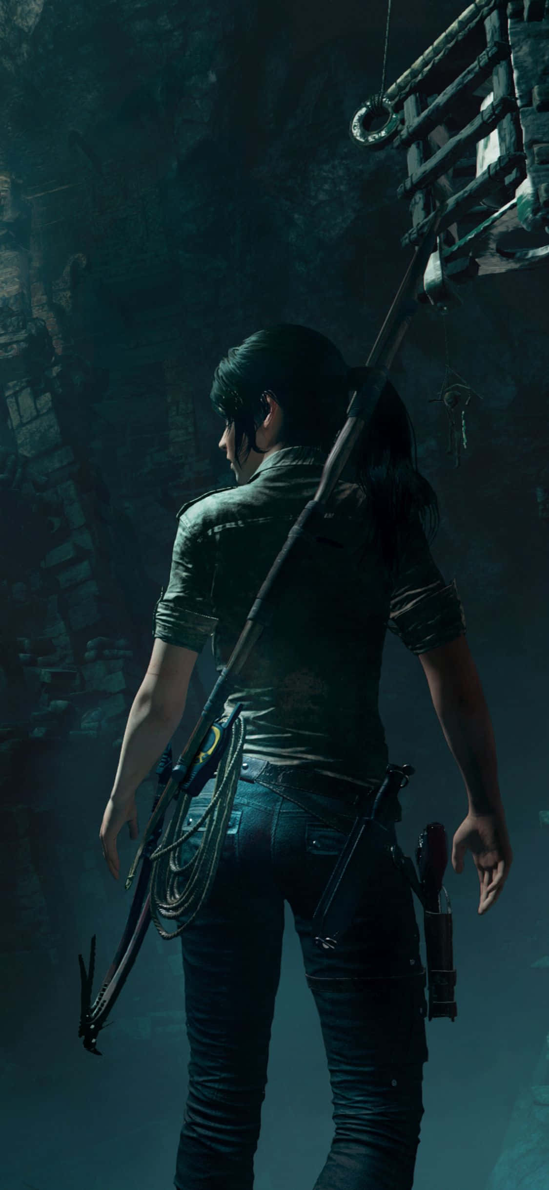 lara croft - skjermbilde Bakgrunner