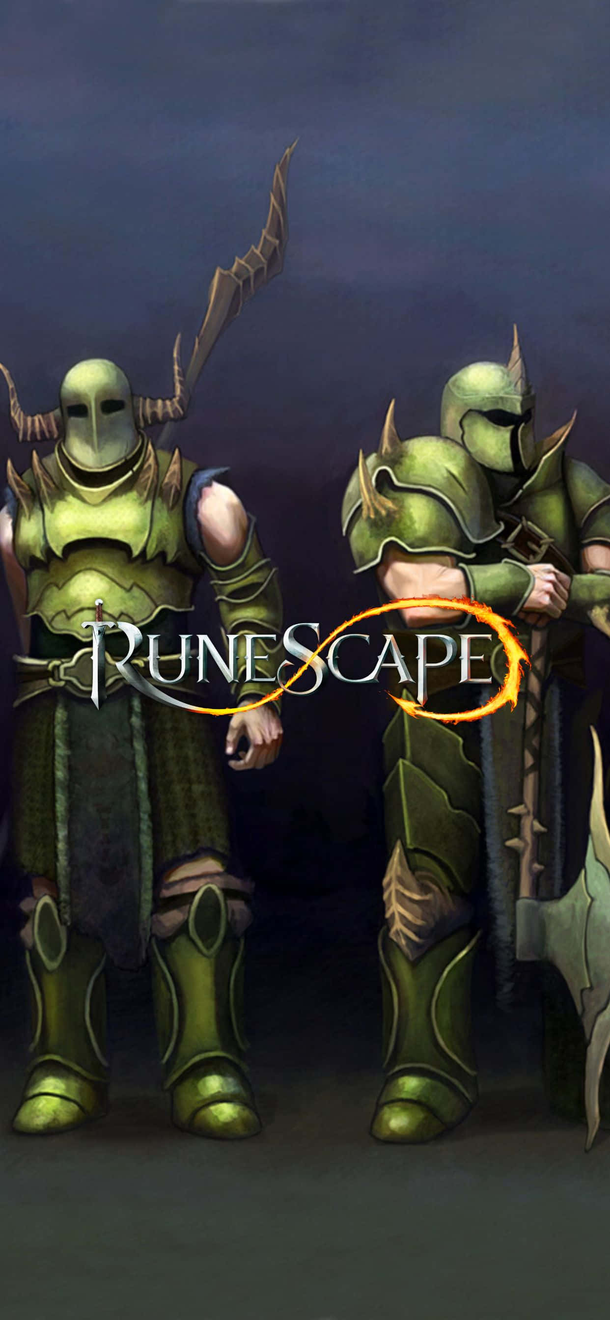Lås opp den nye iPhone XS Max og utforsk den uendelige verdenen i Runescape Bakgrunner