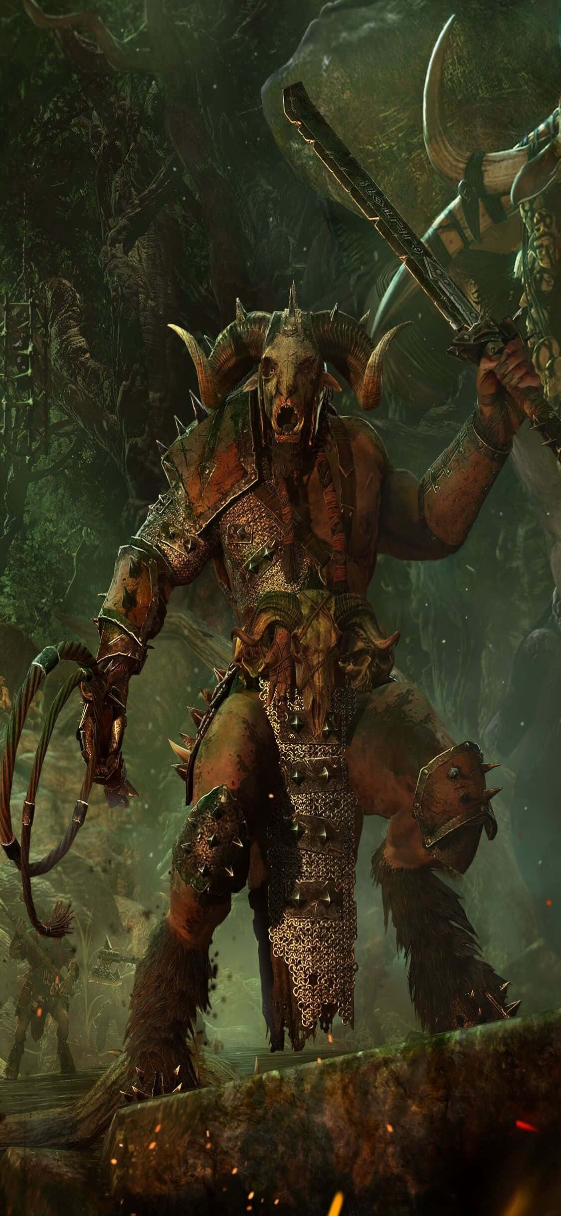 "Lås opp den spennende verdenen til Total War: Warhammer med den nyeste iPhone X" Bakgrunner