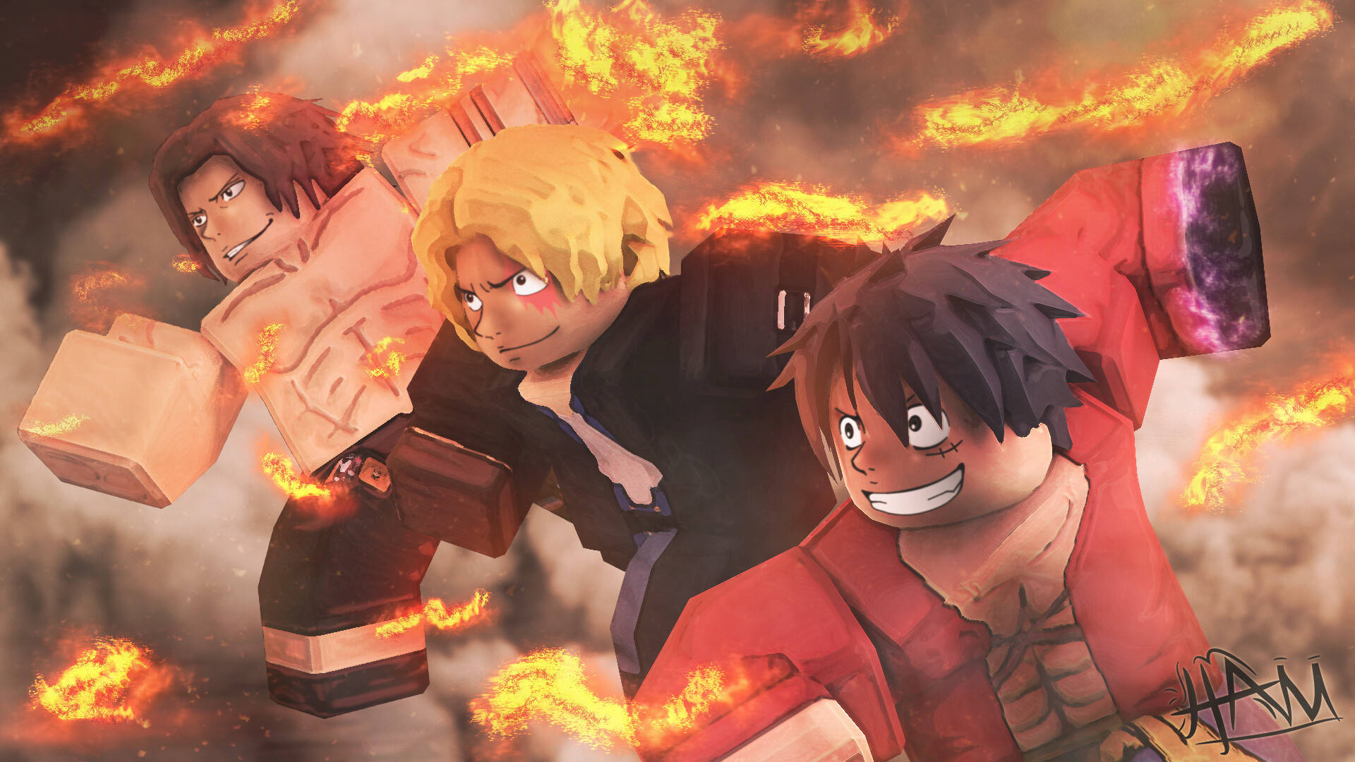 Roblox One Piece Anime bakgrunnsbilde