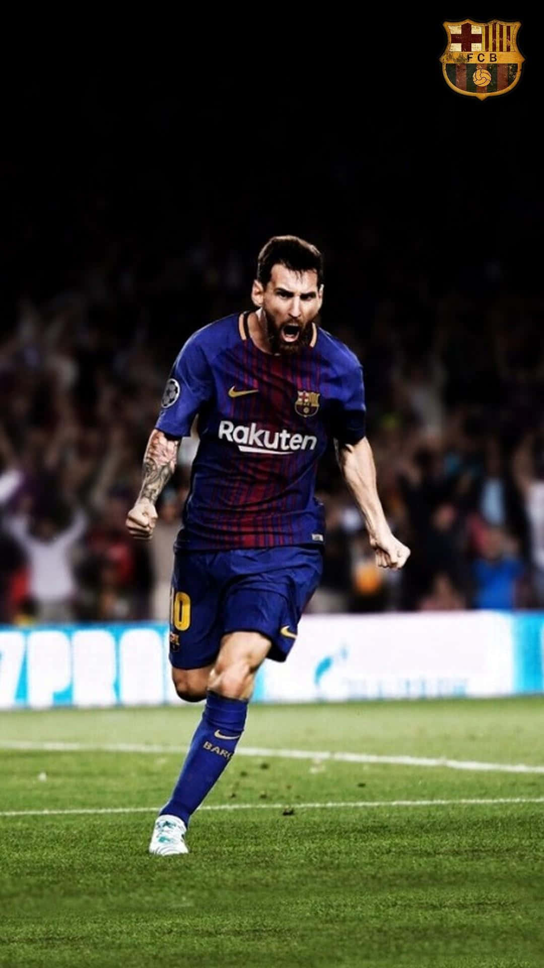 Lås opp potensialet ditt med Messi iPhone Bakgrunner