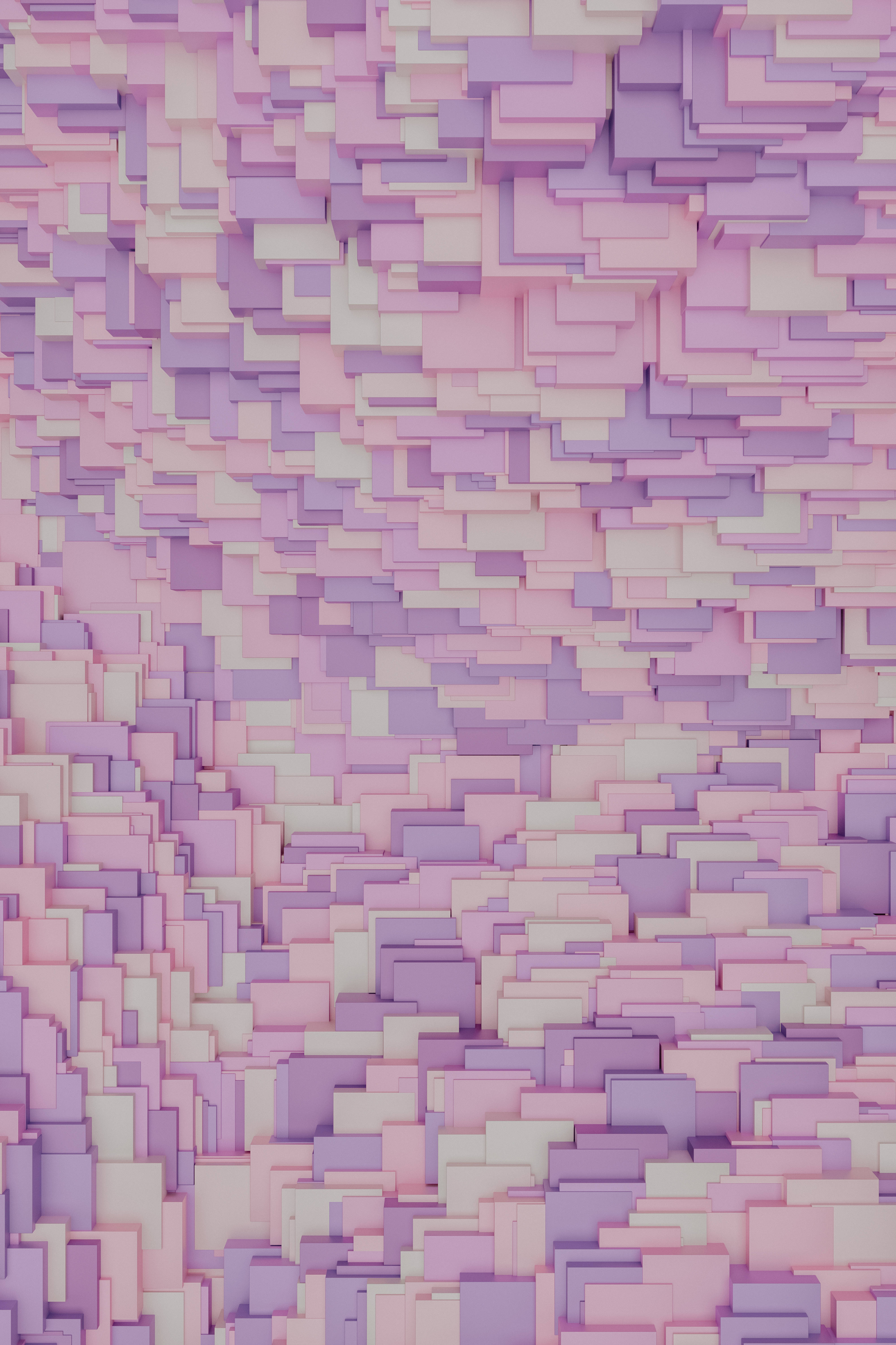 Lavendel Estetisk 3D Blokk Tekstur Bakgrunner