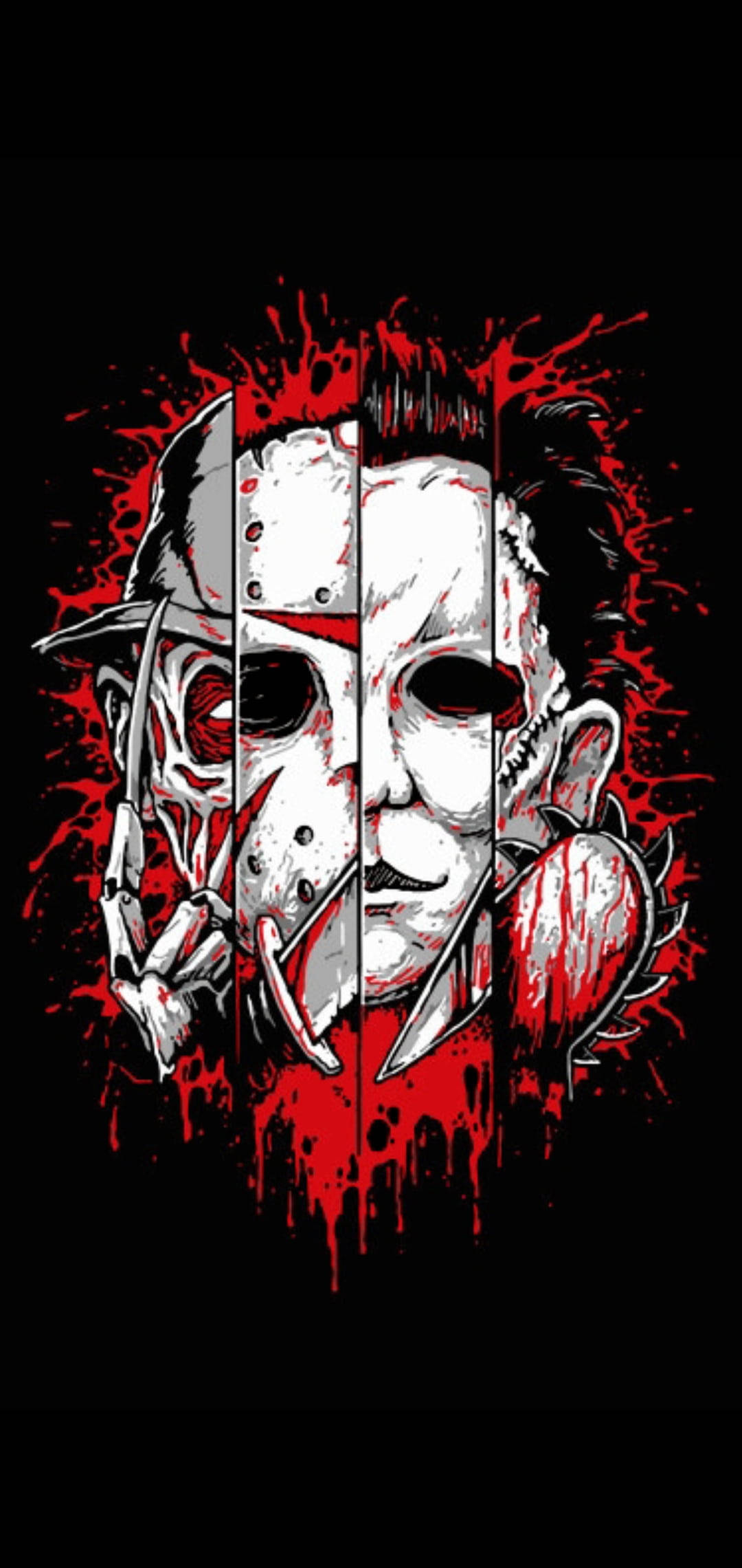 Leatherface Michael Jason Freddy Bakgrunner