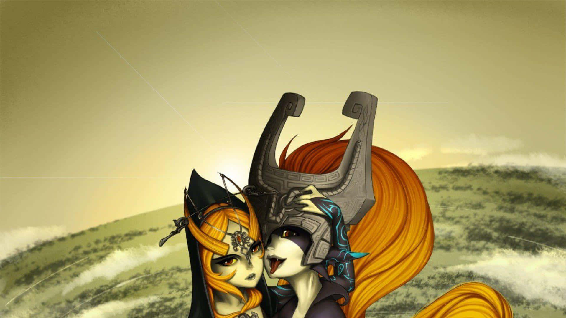 Legenden om Zelda Twilight Princess Midna Fanart Bakgrunner