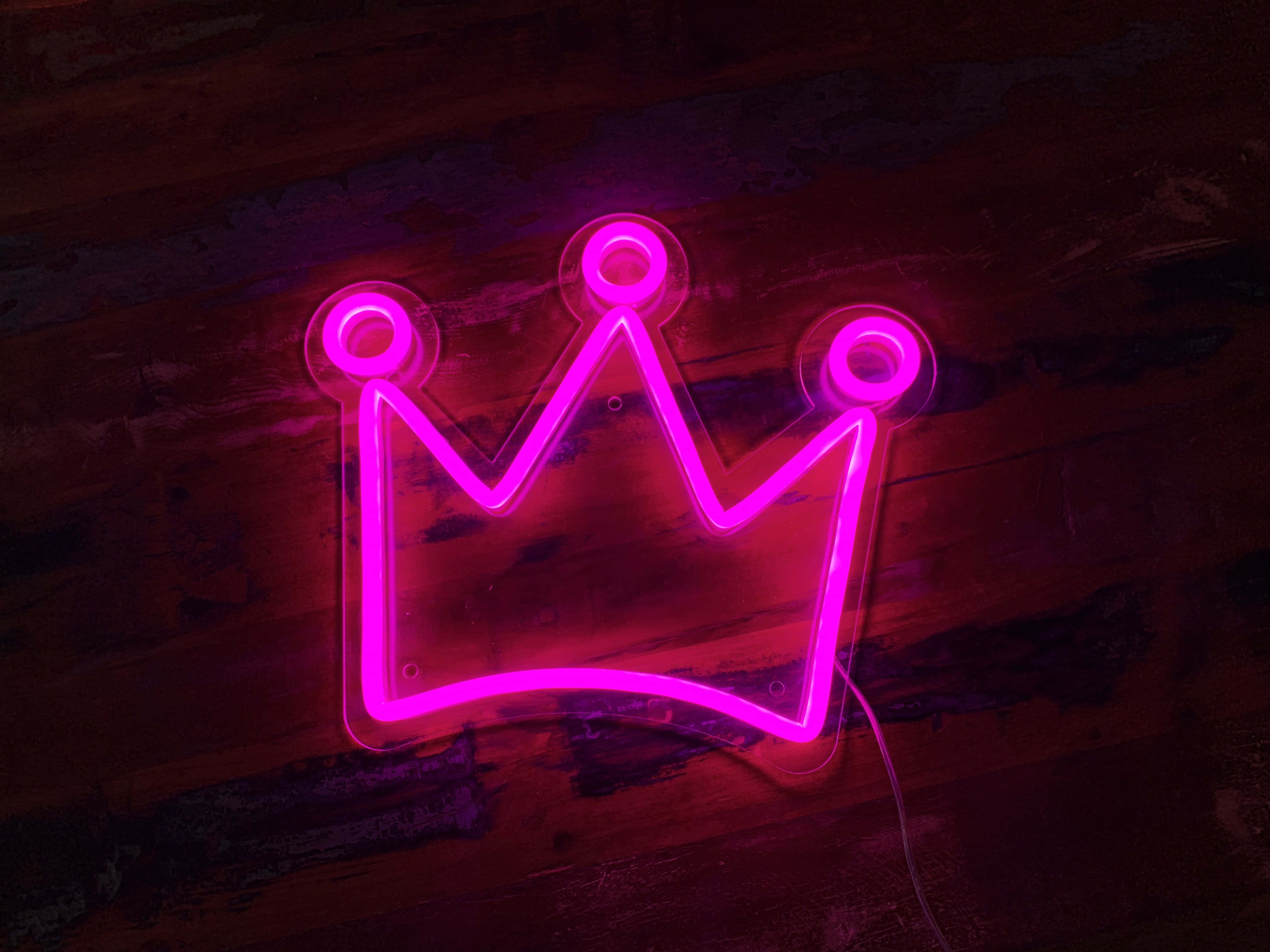 "Legg et snev av rosa til livet ditt med neonlys rosa estetikk!" Bakgrunner