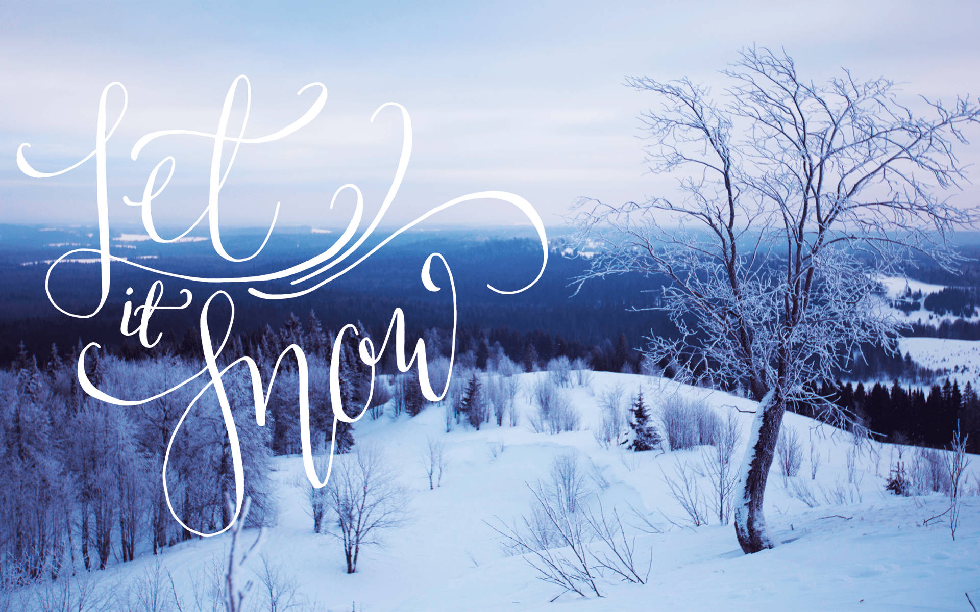 Let It Snow Estetikk Bakgrunner