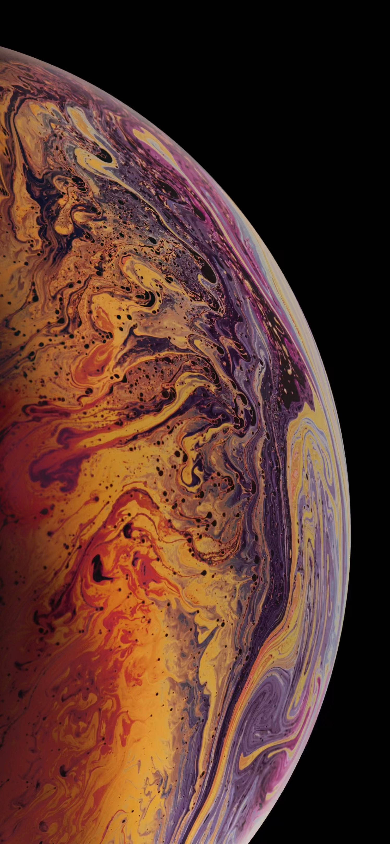 Levende og Abstrakt Farget Bakgrunn på iPhone XS Skjerm Bakgrunner