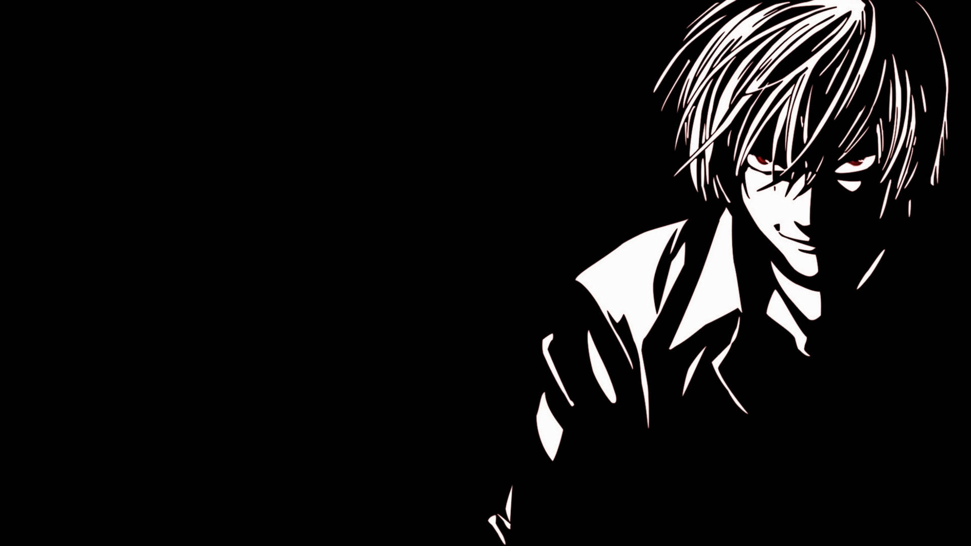Light Yagami Mørk Anime Estetisk Skrivebord Bakgrunner