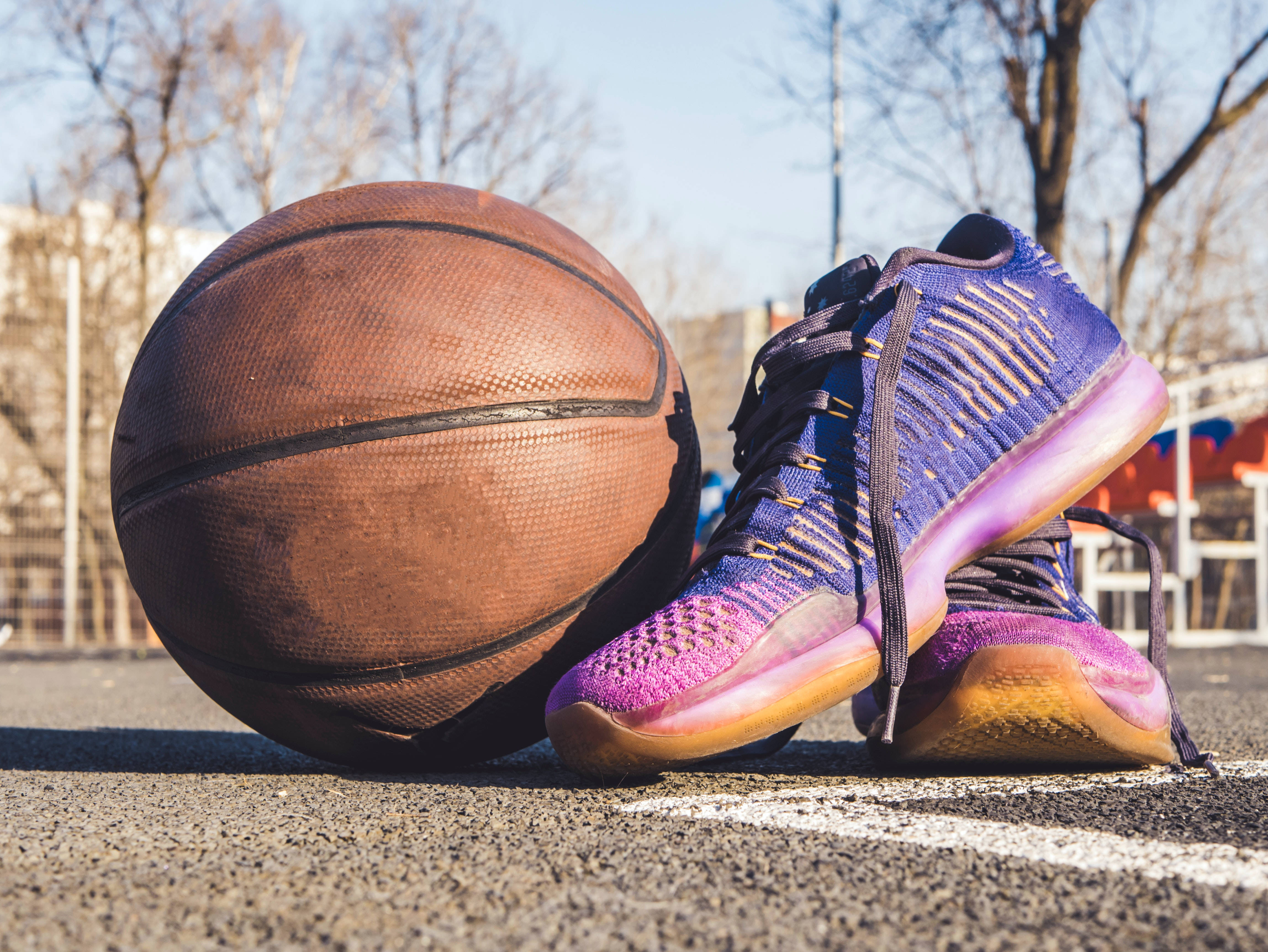 Lilla basketballsko Bakgrunner