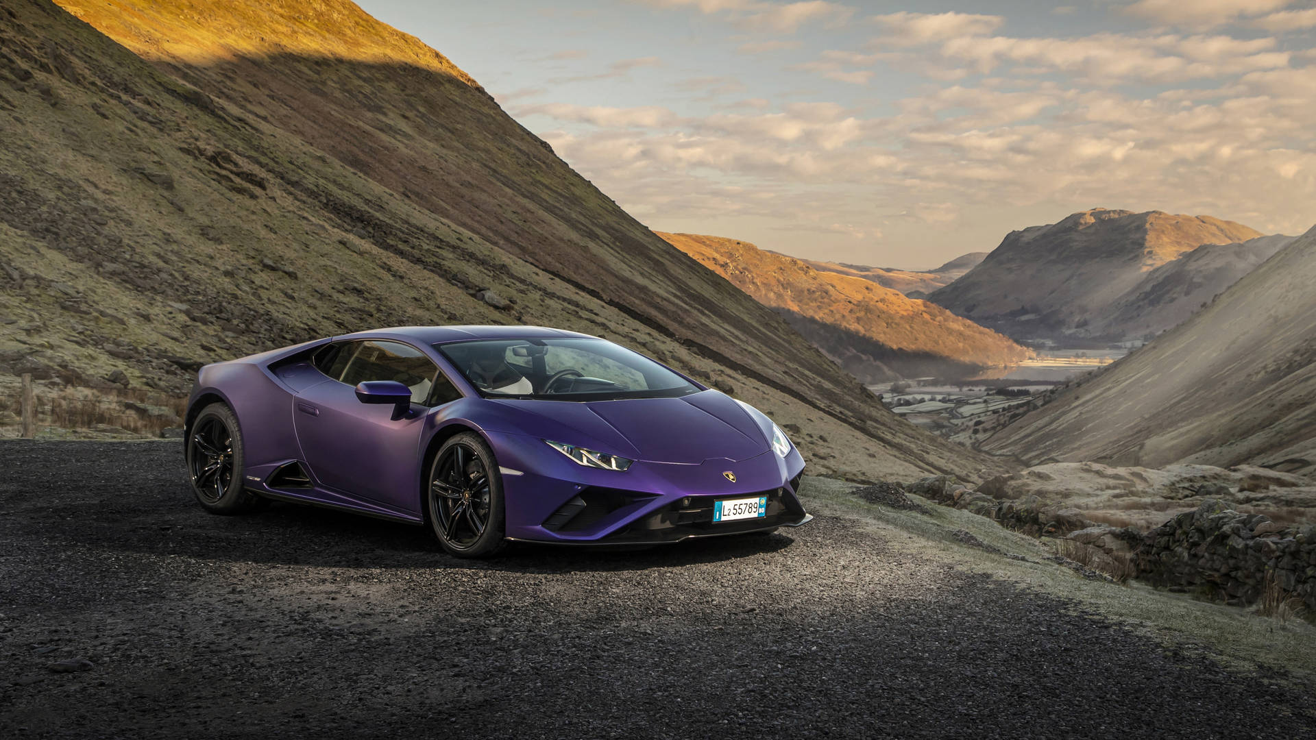 Lilla Lamborghini Huracán 4k Laptop Bil Bilde