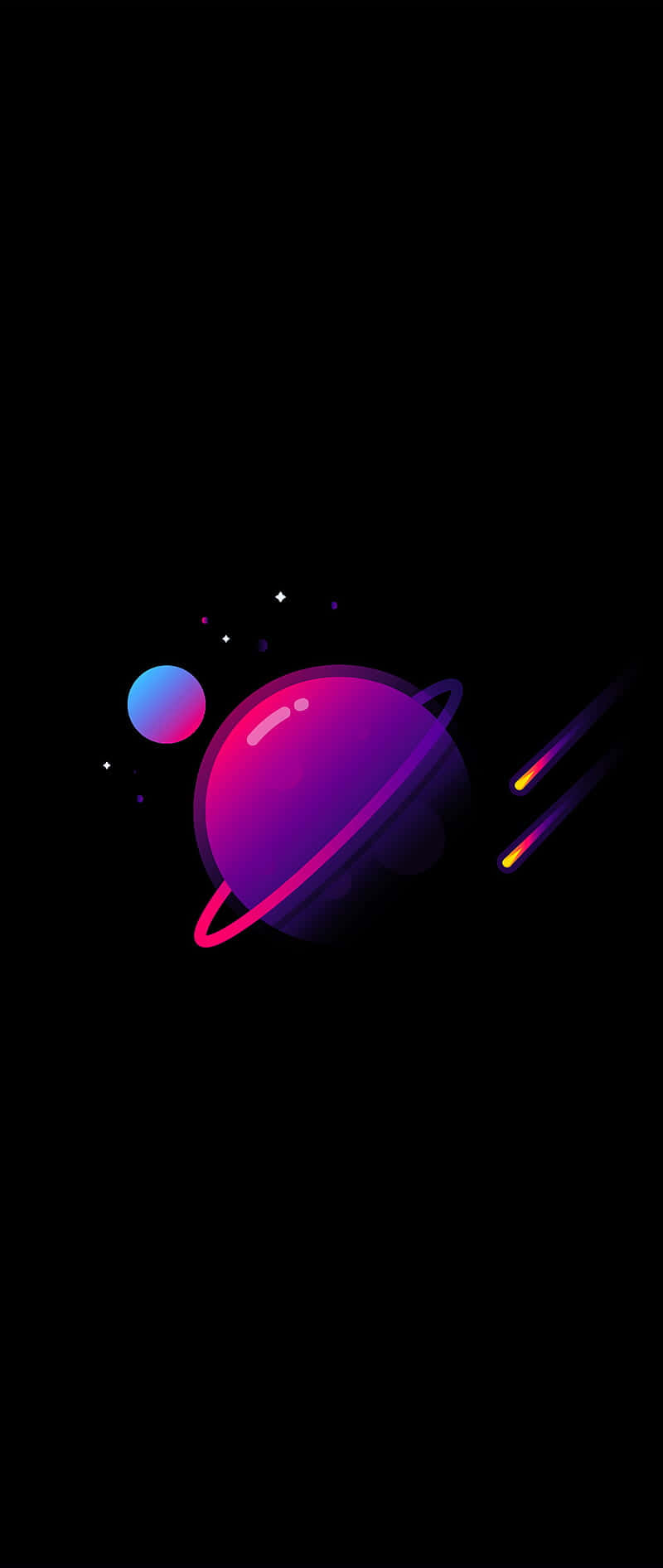 Lilla planet Super Amoled Display Bakgrunner