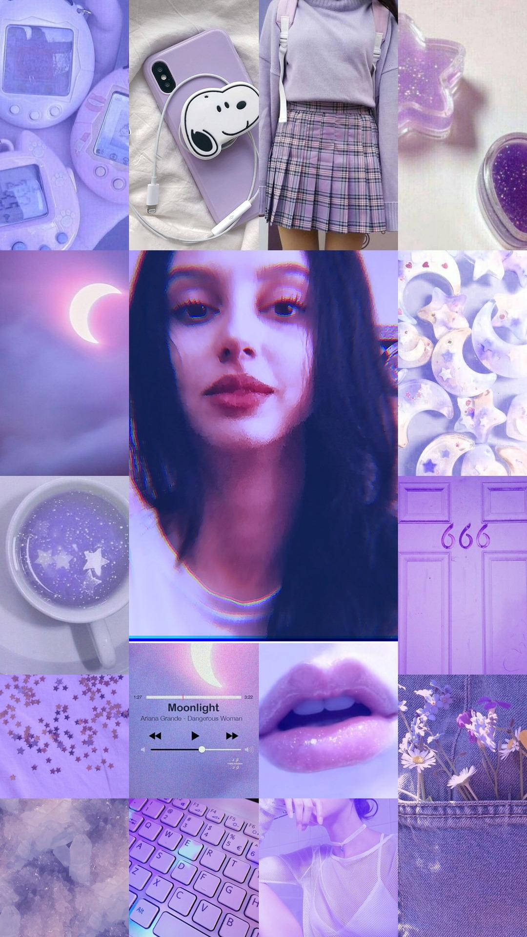 Lilla ting estetisk collage Bakgrunner