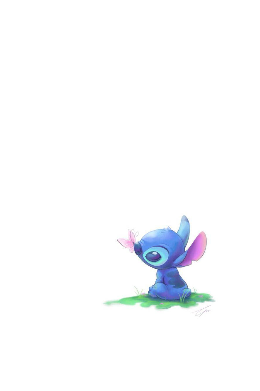 Lilo Stitch Søt Illustrasjon Bakgrunner