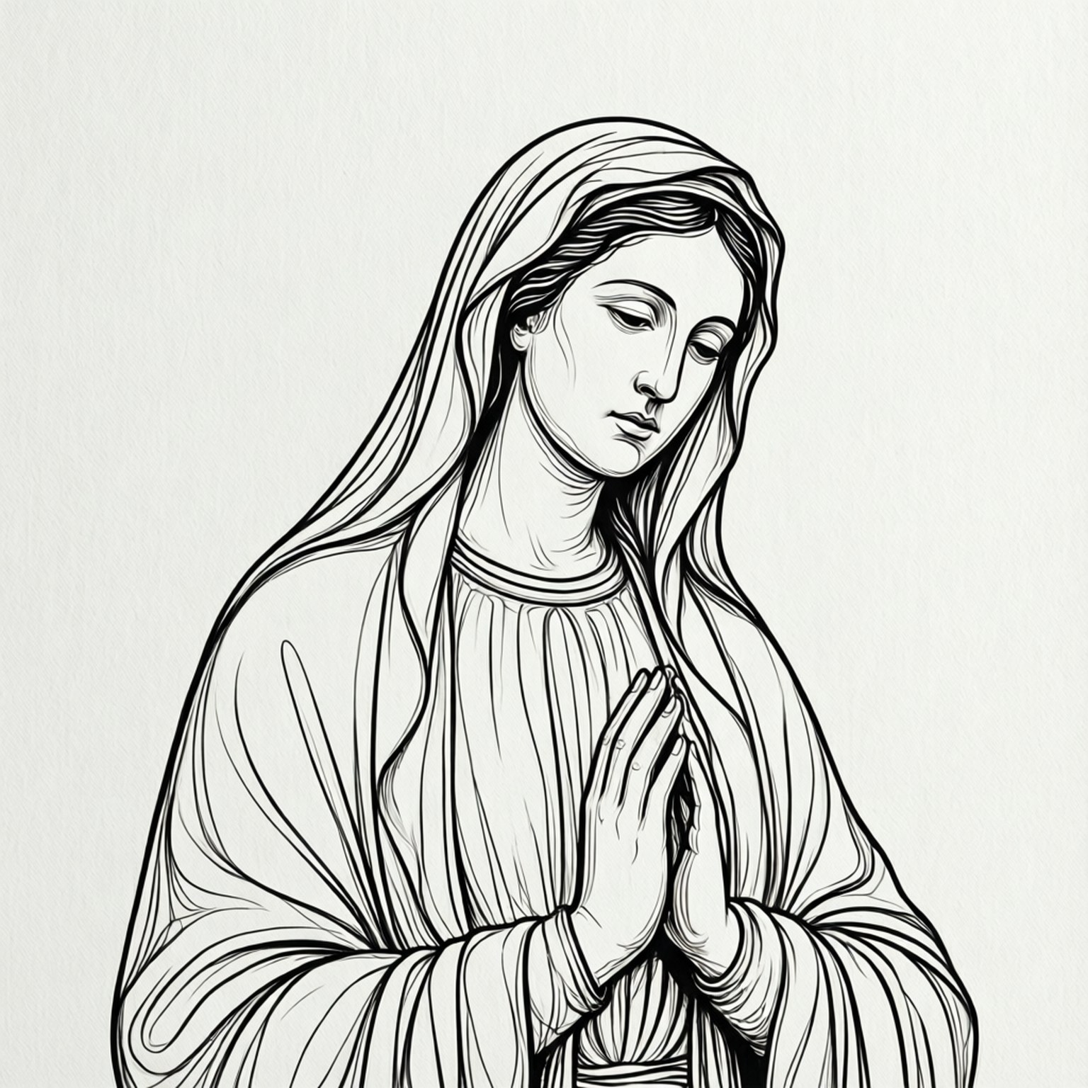Line Art Sanctuary Bakgrunner
