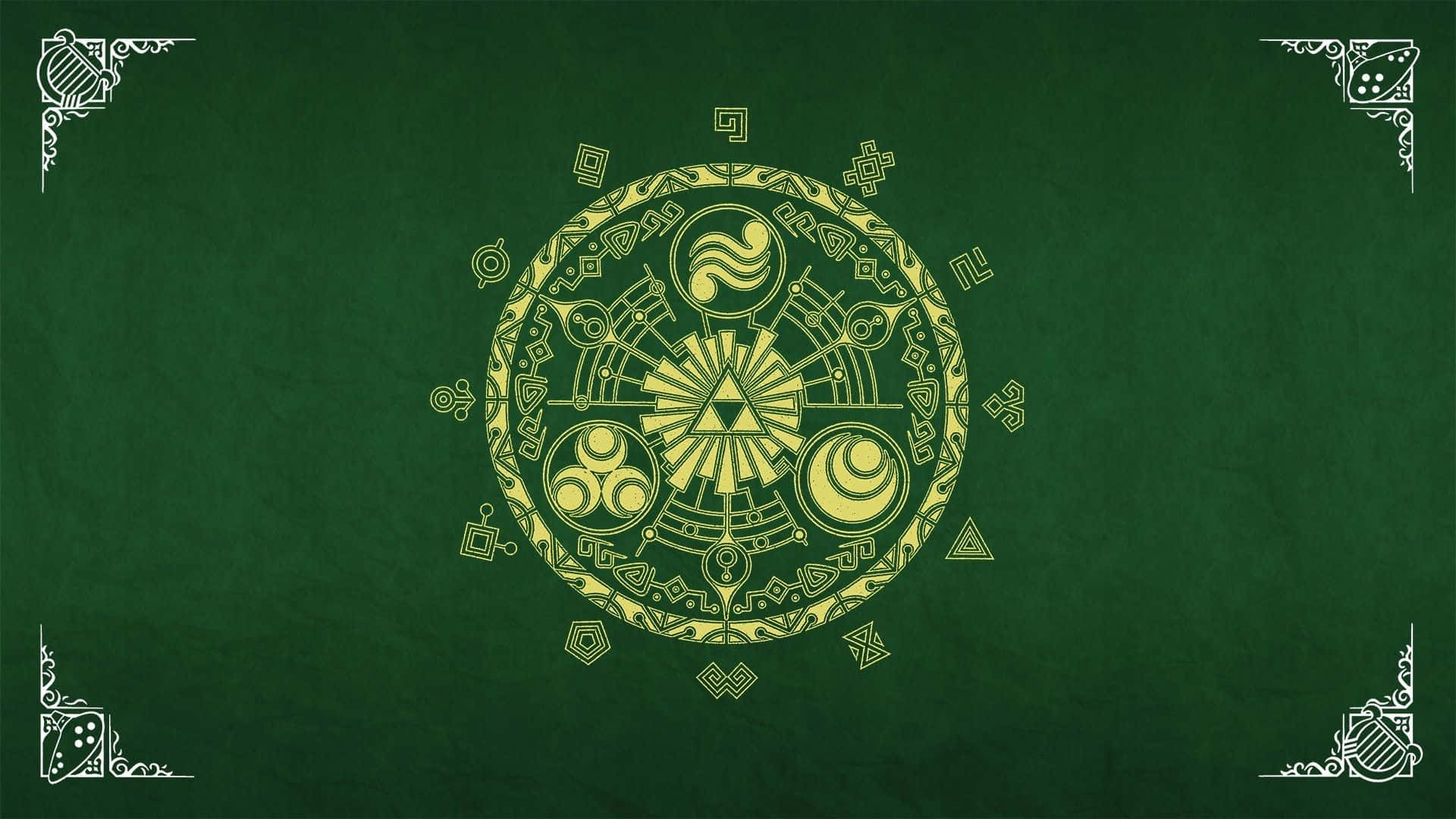 Link klar til å møte fiendene sine i The Legend Of Zelda-verdenen Bakgrunner