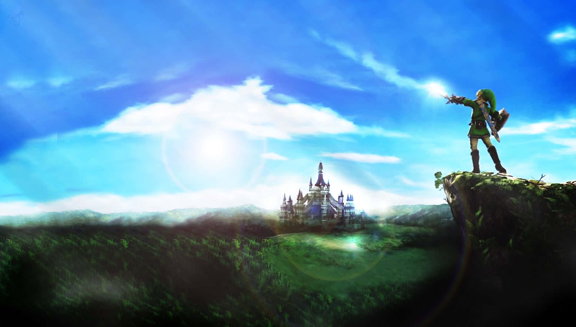 Link og Zelda på vei for å redde Skjærgården i The Legend of Zelda Bakgrunner