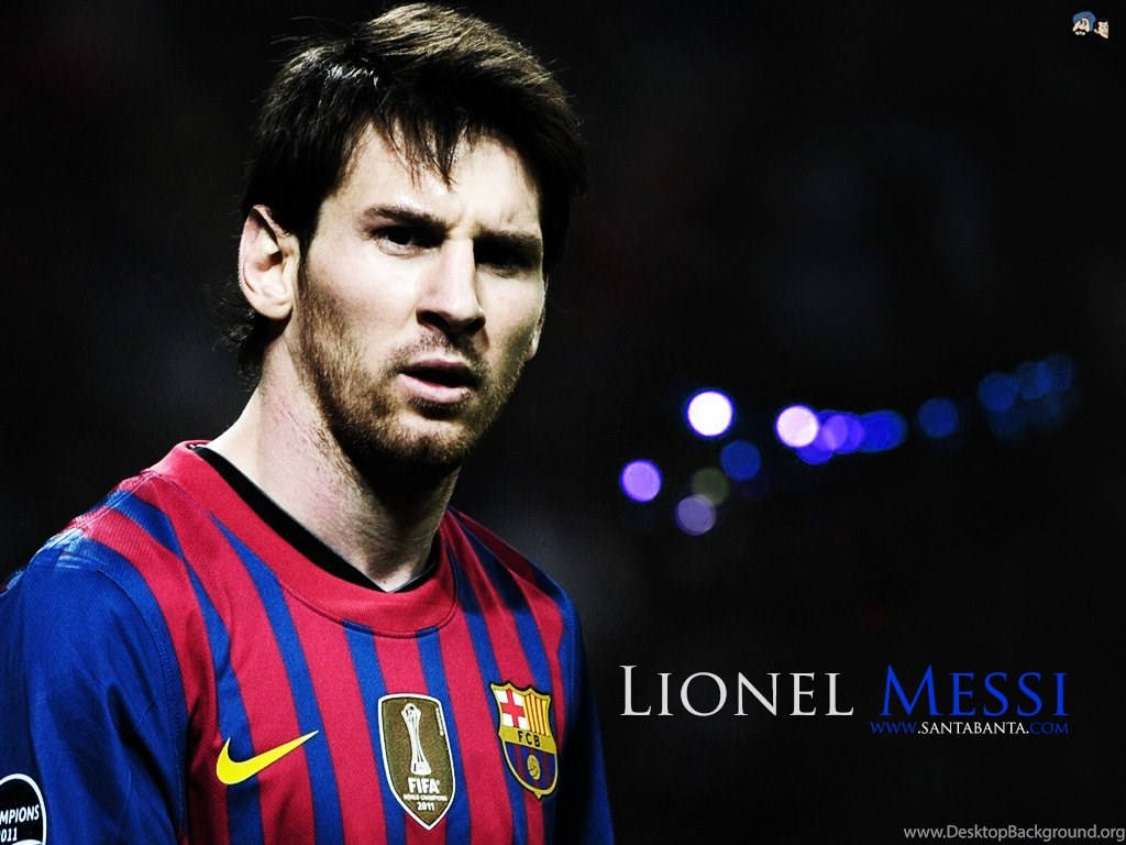 Lionel Messi FC Barcelona fotballag spiss bakgrunn