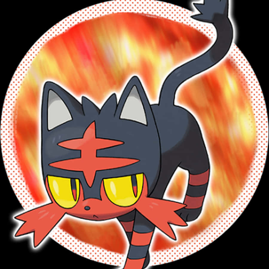 Litten med oransje sirkelgrafikk Bakgrunner