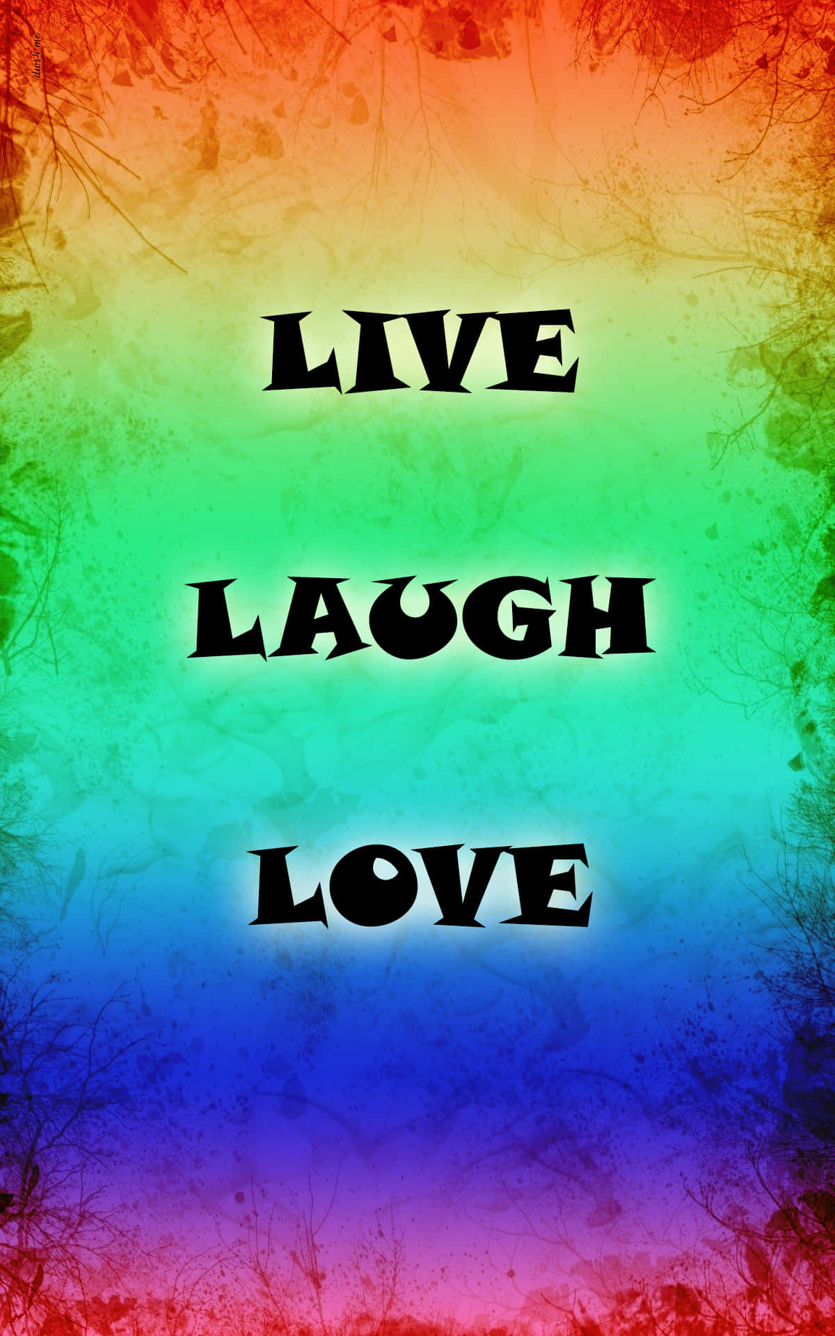 live laugh love – regnbue regnbue Bakgrunner