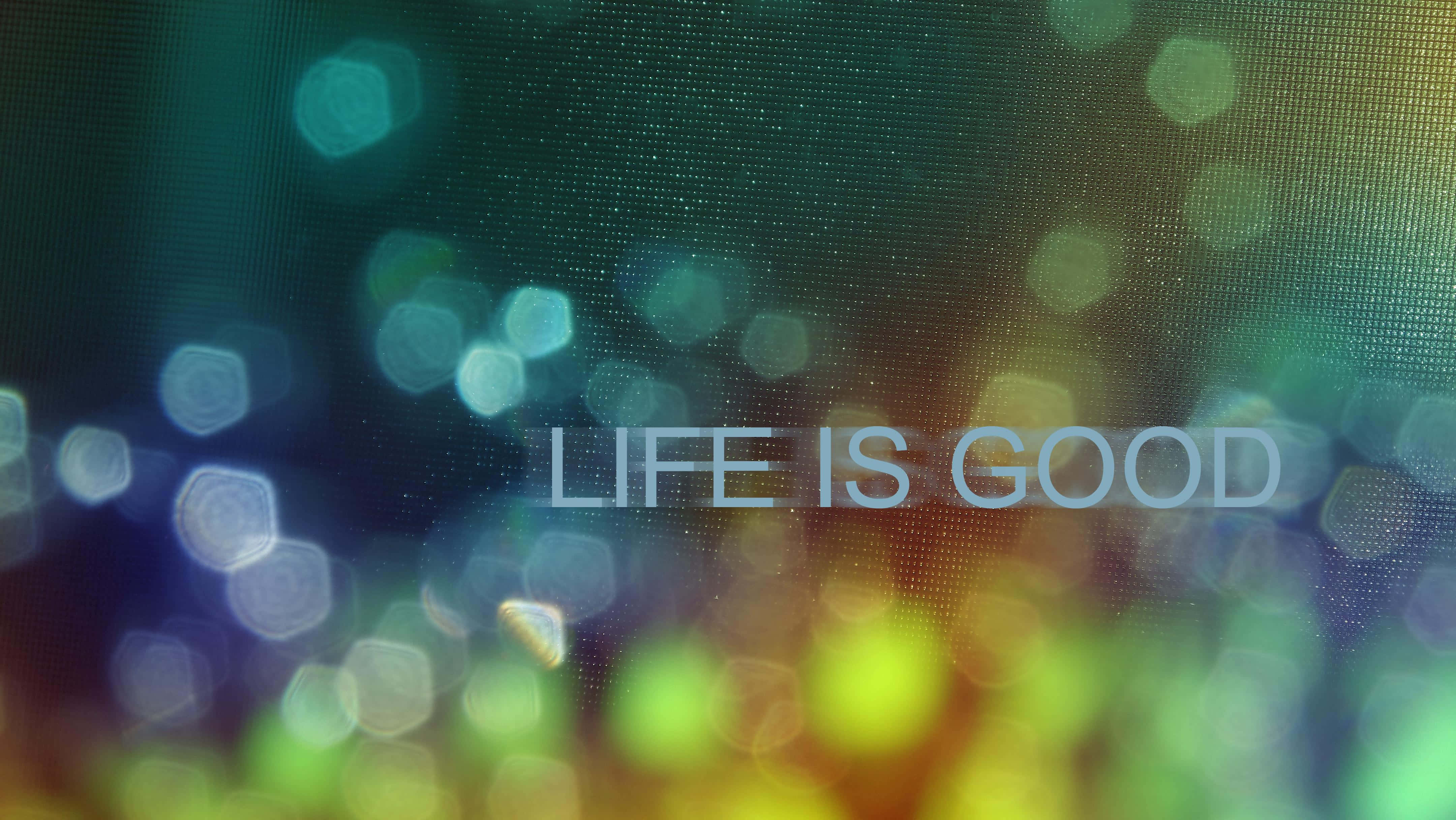 Livet er godt i bokeh Bakgrunner
