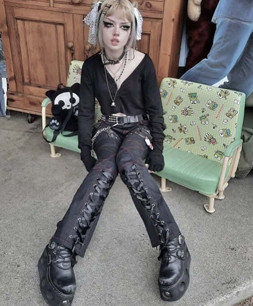 Livet er ikke svart-hvitt, utforsk fargene i Emo Aesthetic i dag! Bakgrunner