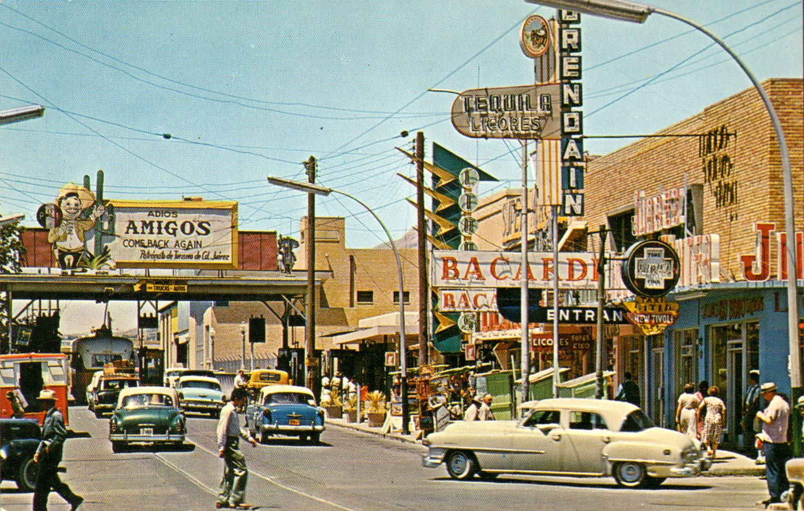 Livlig liv i sentrum av El Paso Bakgrunner