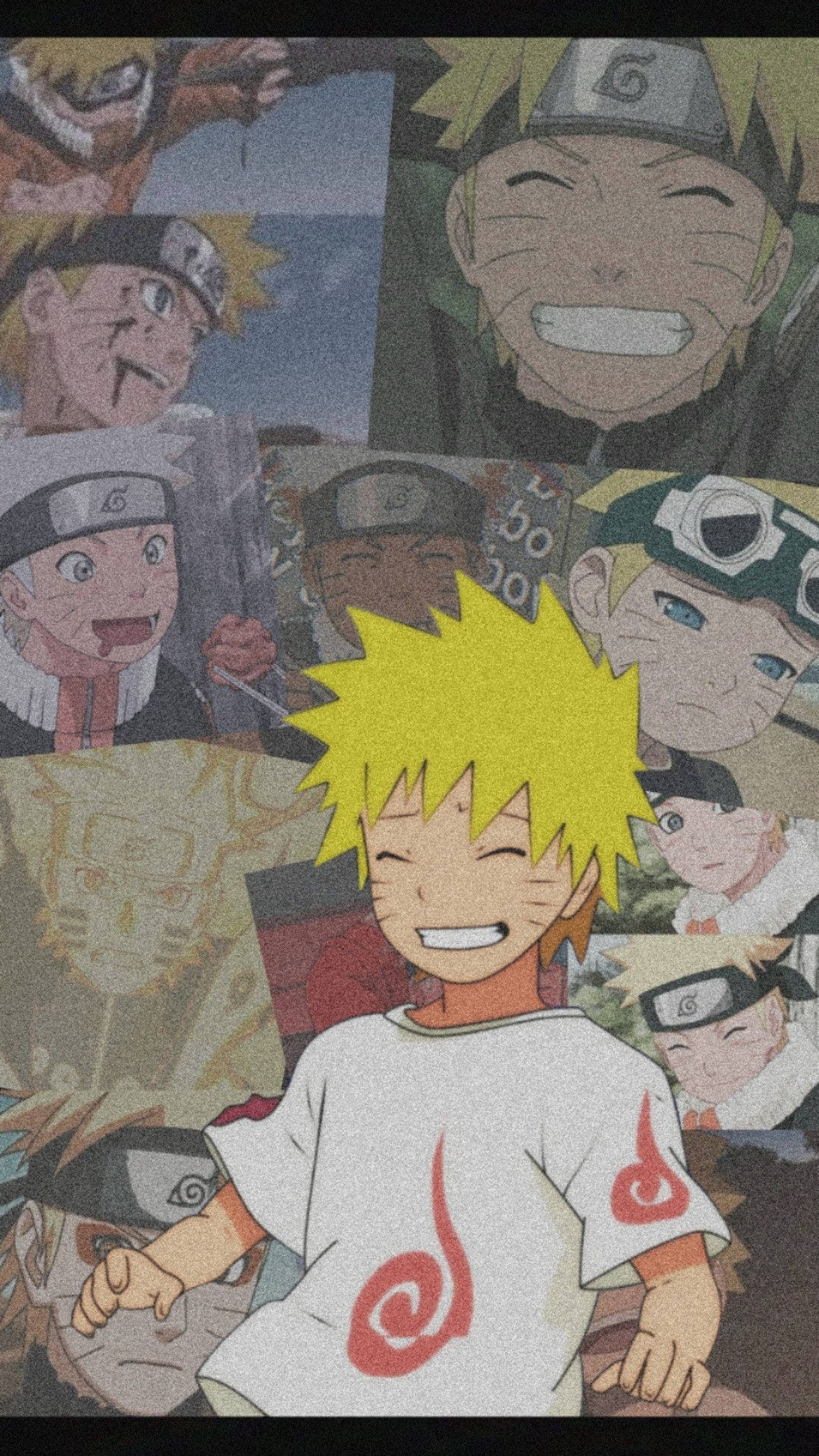 Livlig Naruto Uzumaki mobil 4K-bakgrunn Bakgrunner
