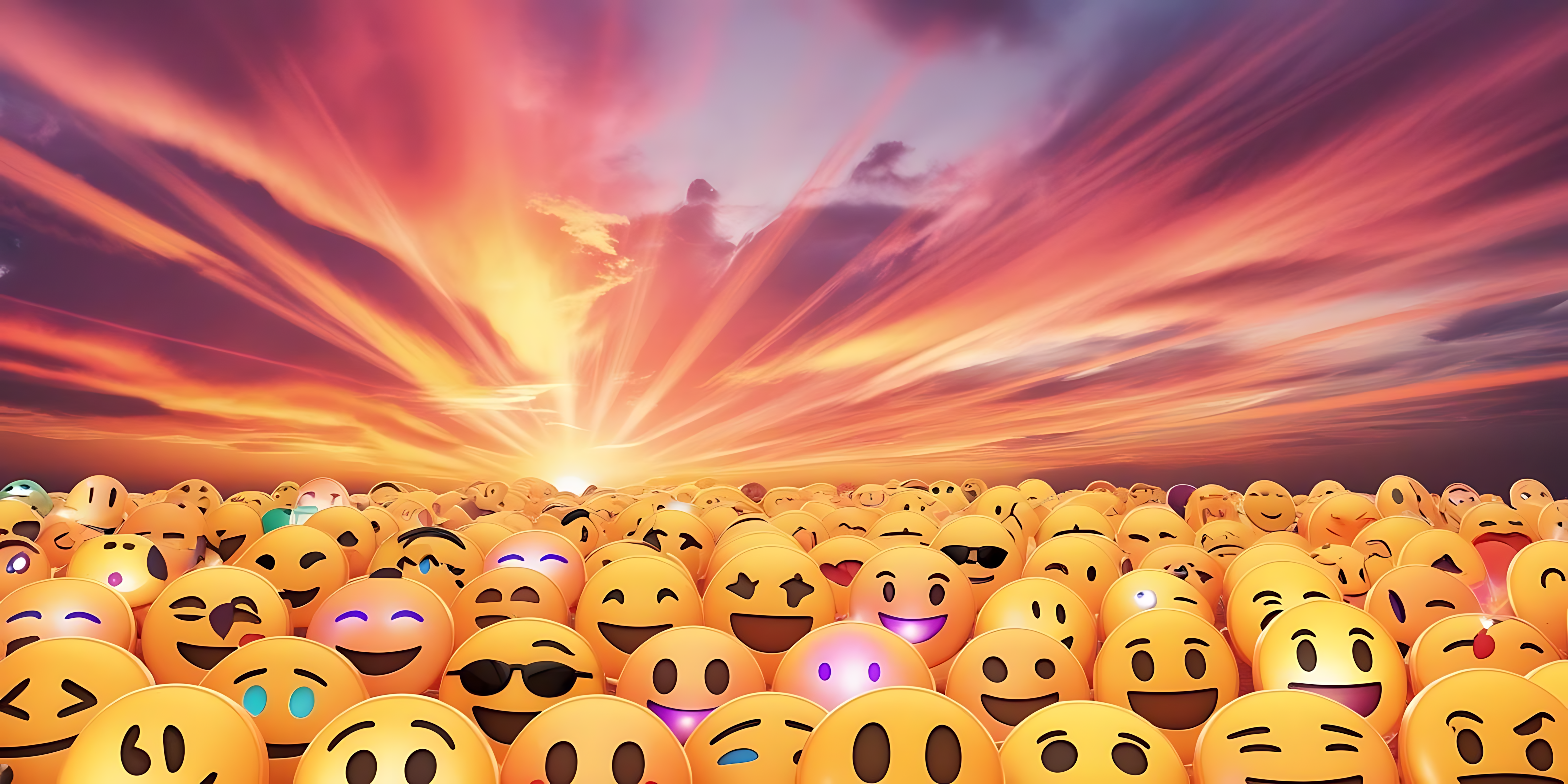 Livlig solsikkemark ved soloppgang Bakgrunner