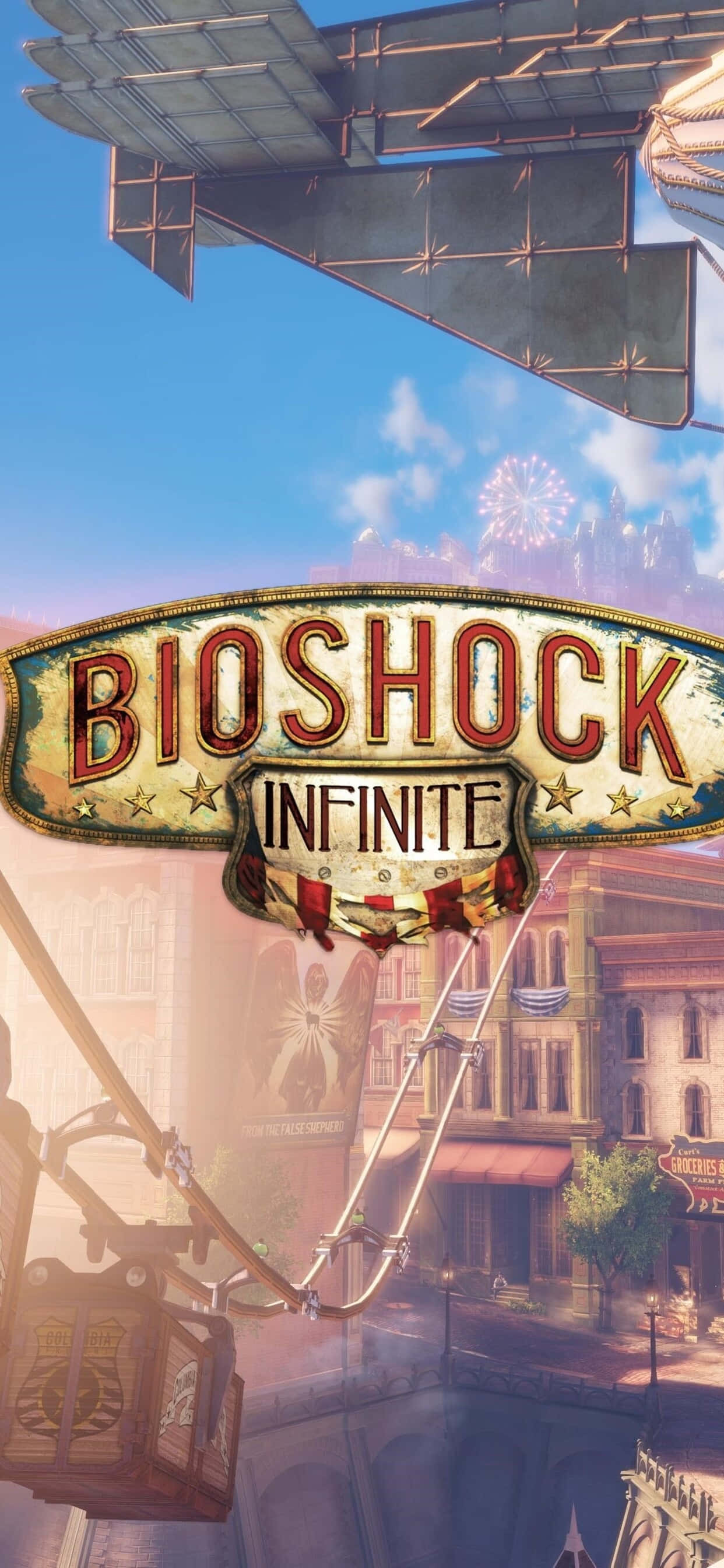 Logo iPhone Xs Max Bioshock Infinite Bakgrunn Bakgrunner