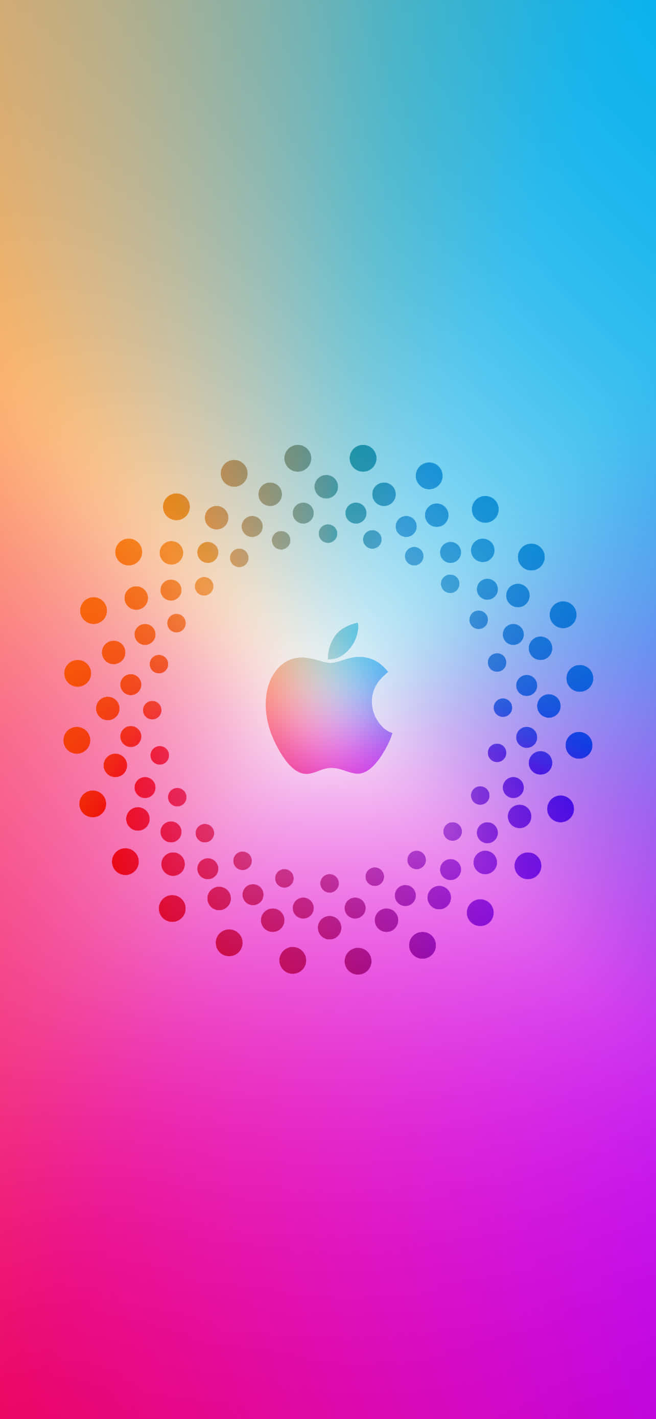 Logo Med Prikker Fantastisk Apple HD iPhone Bakgrunner