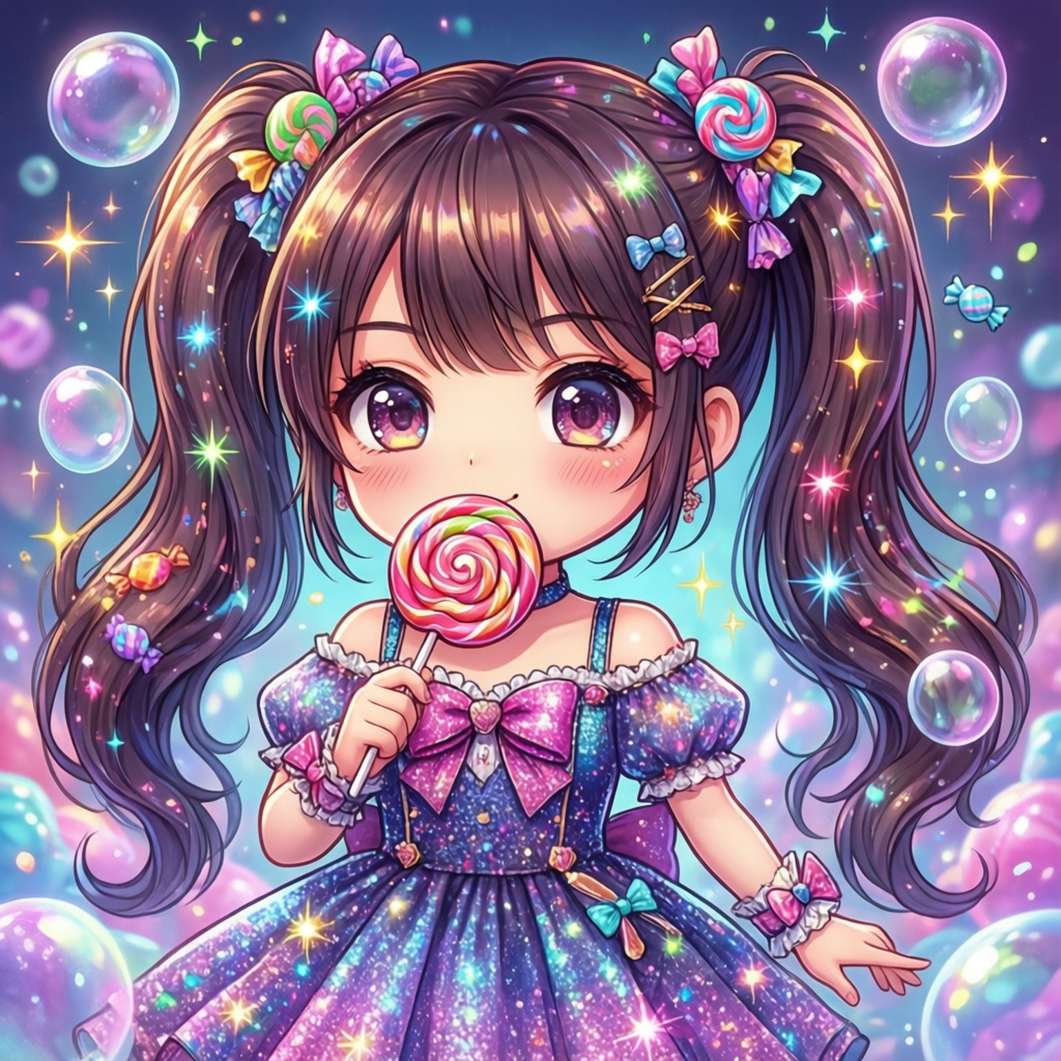 Lollipop-glittergodteri Bakgrunner