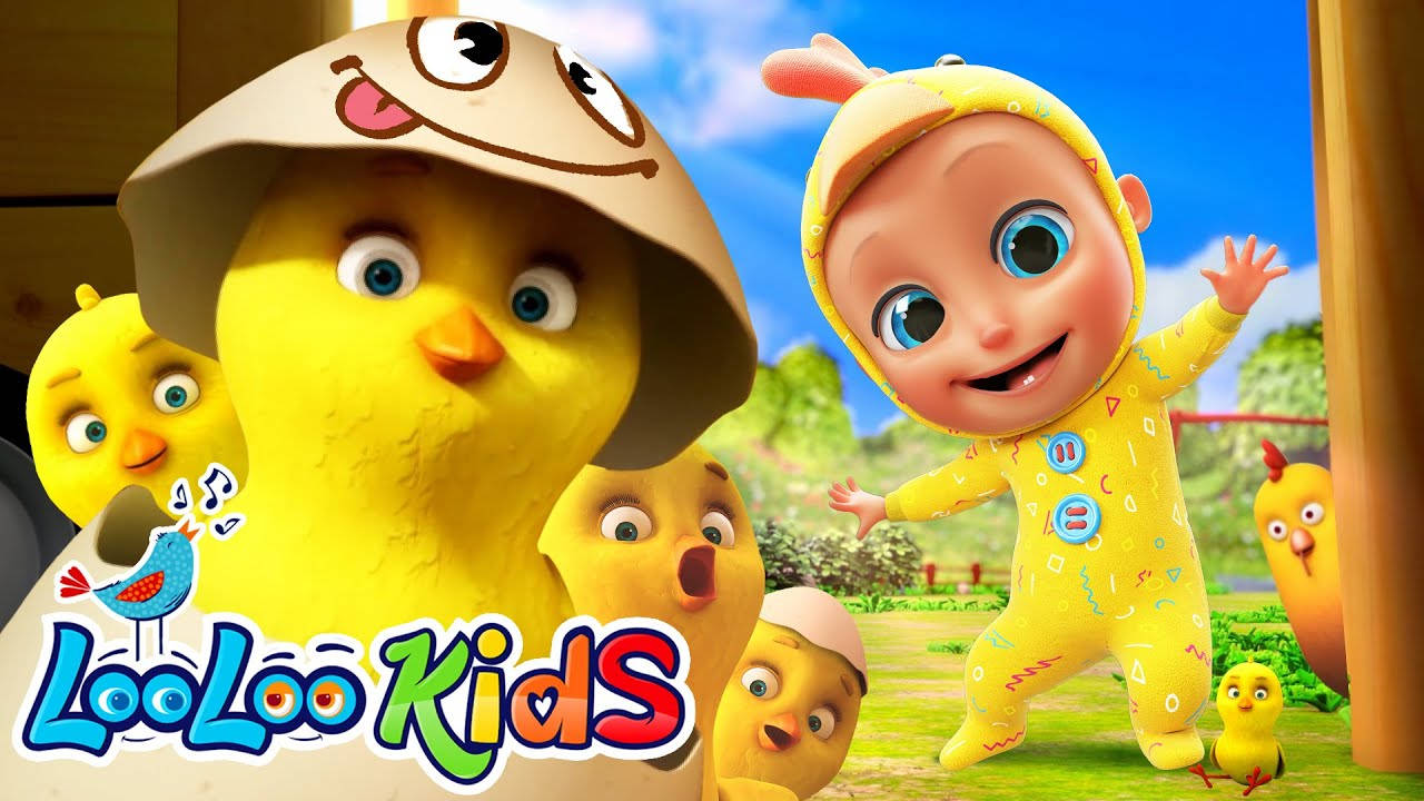 Looloo Kids Små Kyllinger Bakgrunner