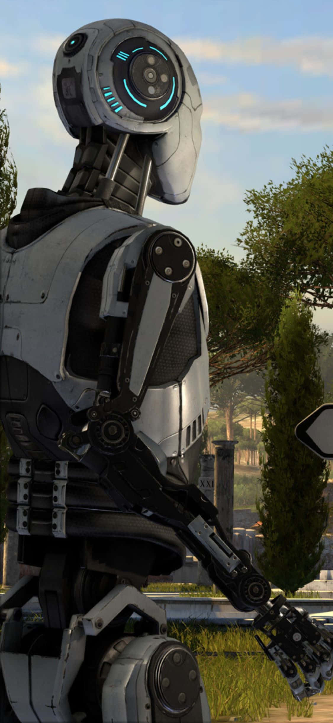 Løs gåter og utfordre hjernen din med The Talos Principle på iPhone X Bakgrunner