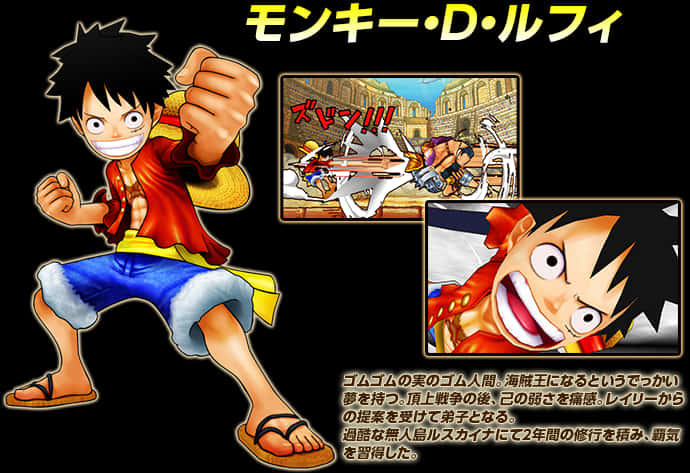 Luffy_ Anime_ Karakter_ Promotering Bakgrunner